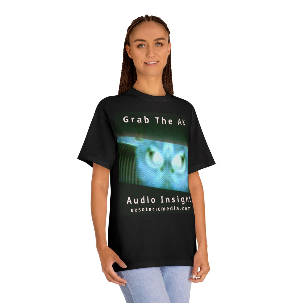 'Grab The AK' (Audio Insight) Sinister Surreal Digital Being Graphic Classic Fit T-Shirt
