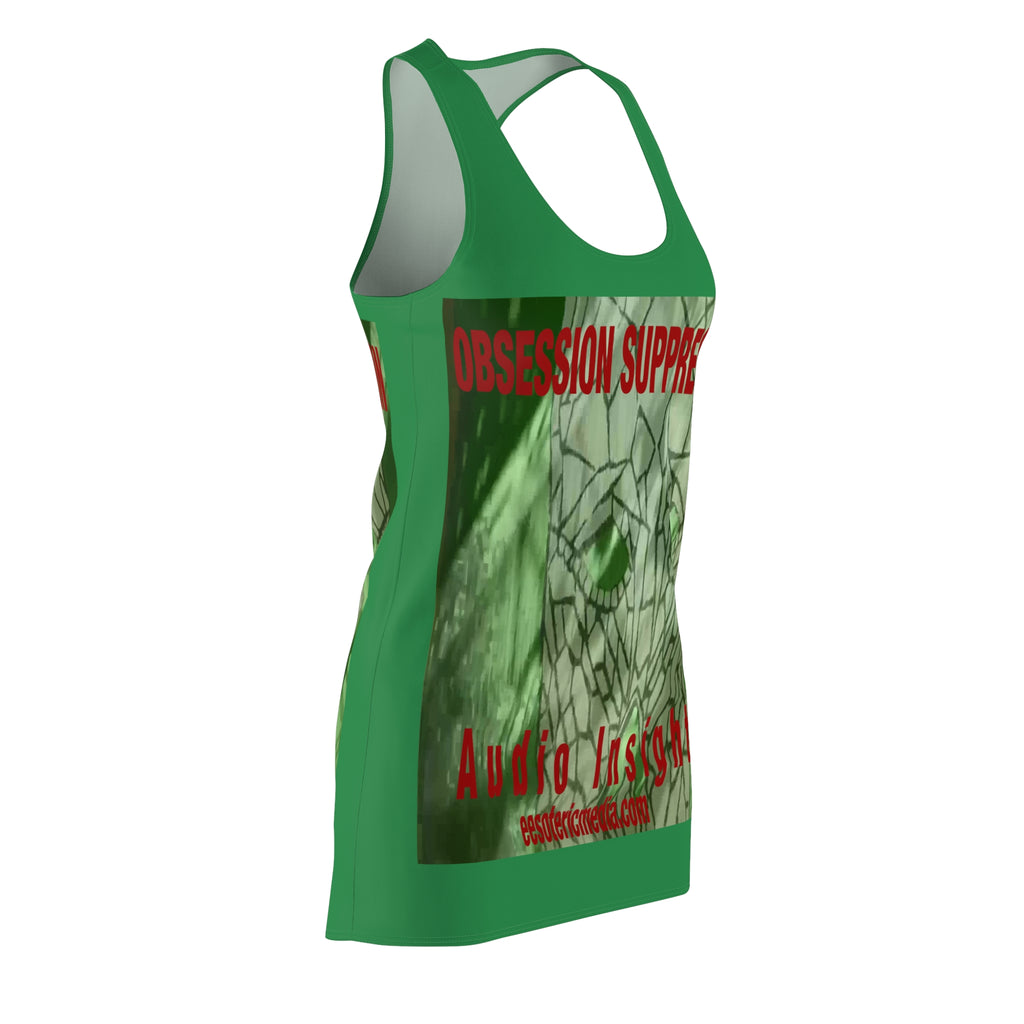 'Obsession Suppression' (Audio Insight) Graphic Racerback Dress