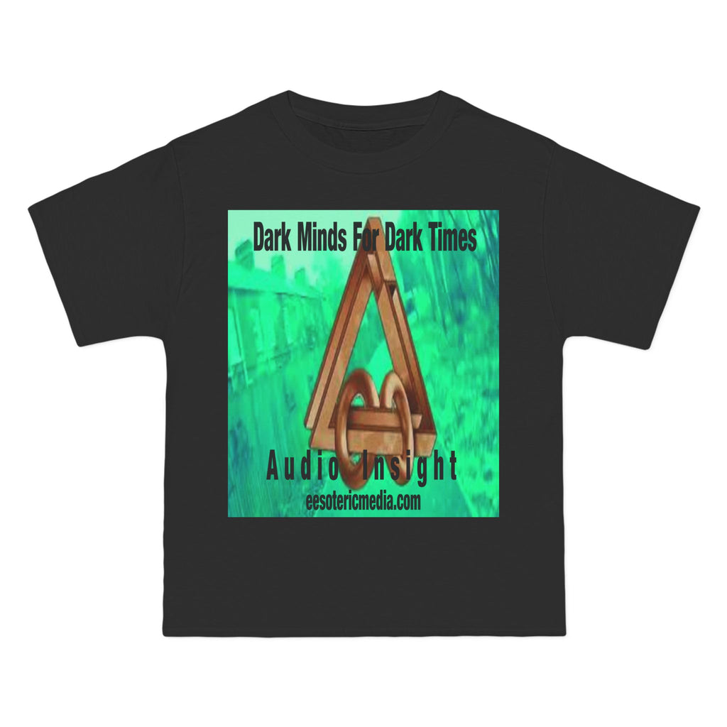 'Dark Minds For Dark Times' (Audio Insight) Sc-fi Symbol Graphic Beefy T-Shirt