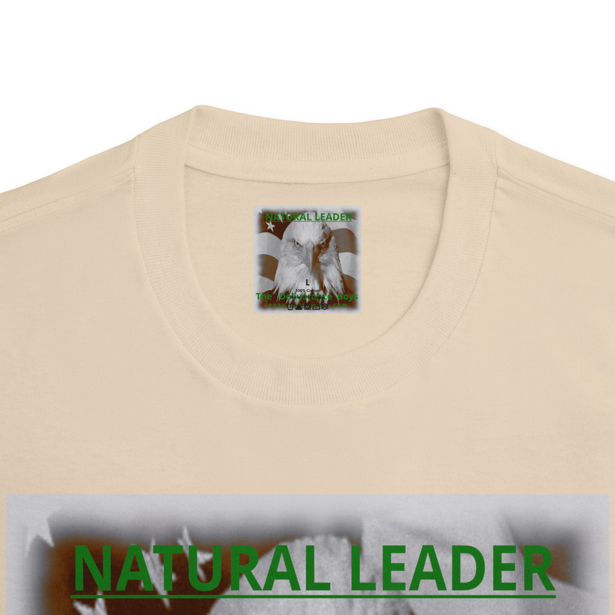 'Natural Leader' (The Deliverance Boys) Bald Eagle Graphic Softstyle T-Shirt