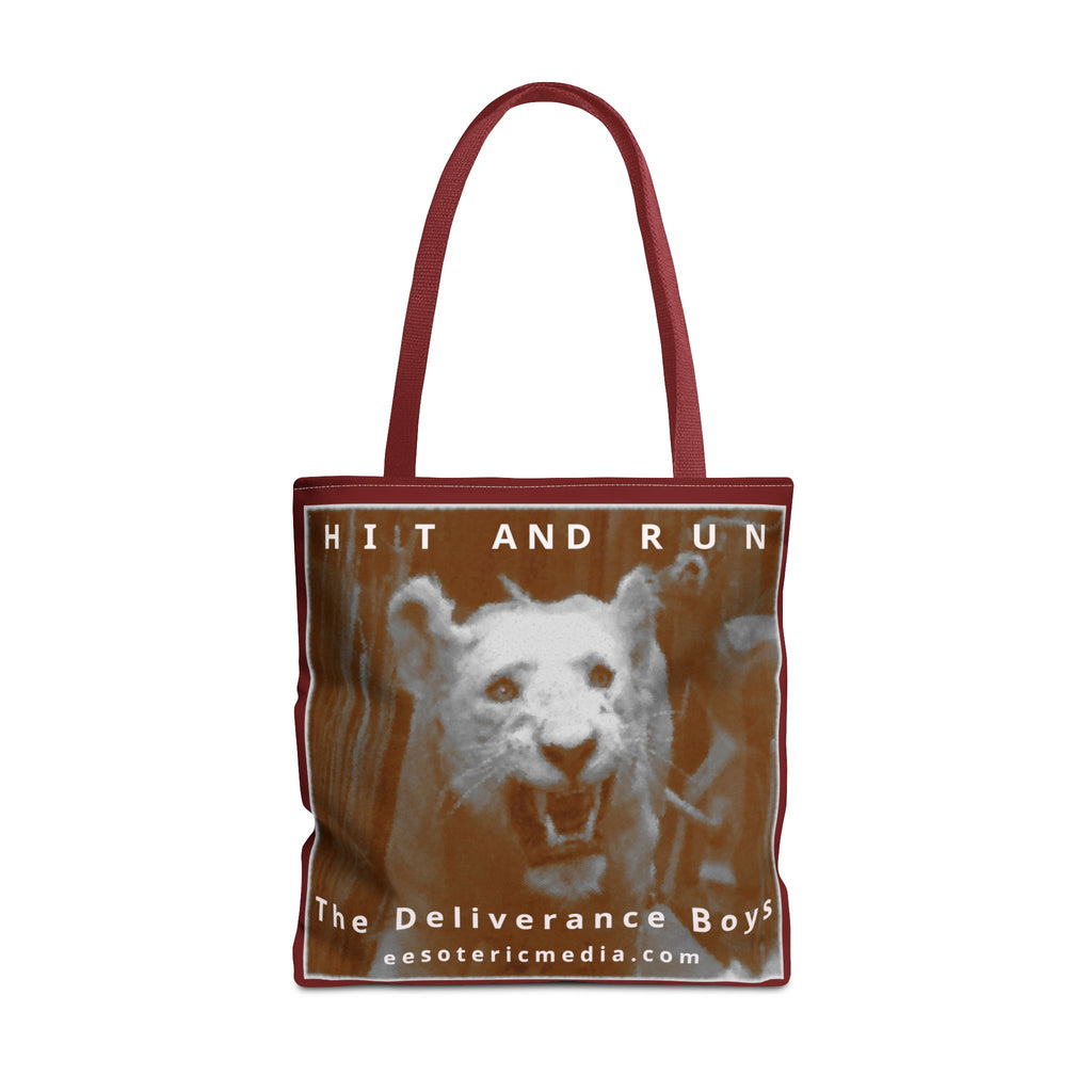 'Hit and Run' (The Deliverance Boys) Bolsa Tote Gráfica de León Blanco(45cm x 45cm)