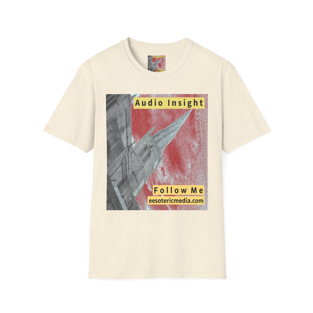 „Follow Me“ (Audio Insight) Wetterfestes, raketenförmiges Turm-Design, Softstyle-T-Shirt