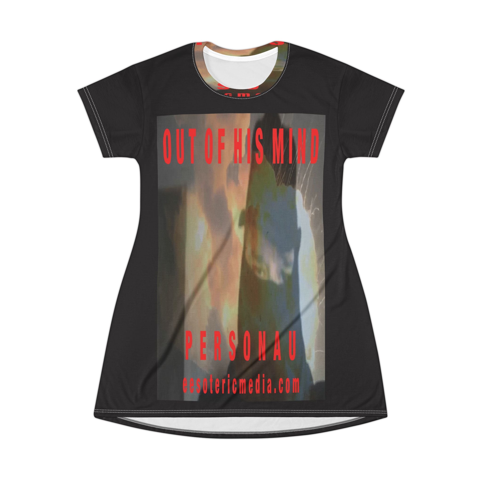 'Out of His Mind' Graphic (PersonaU) Surreal T-Dress