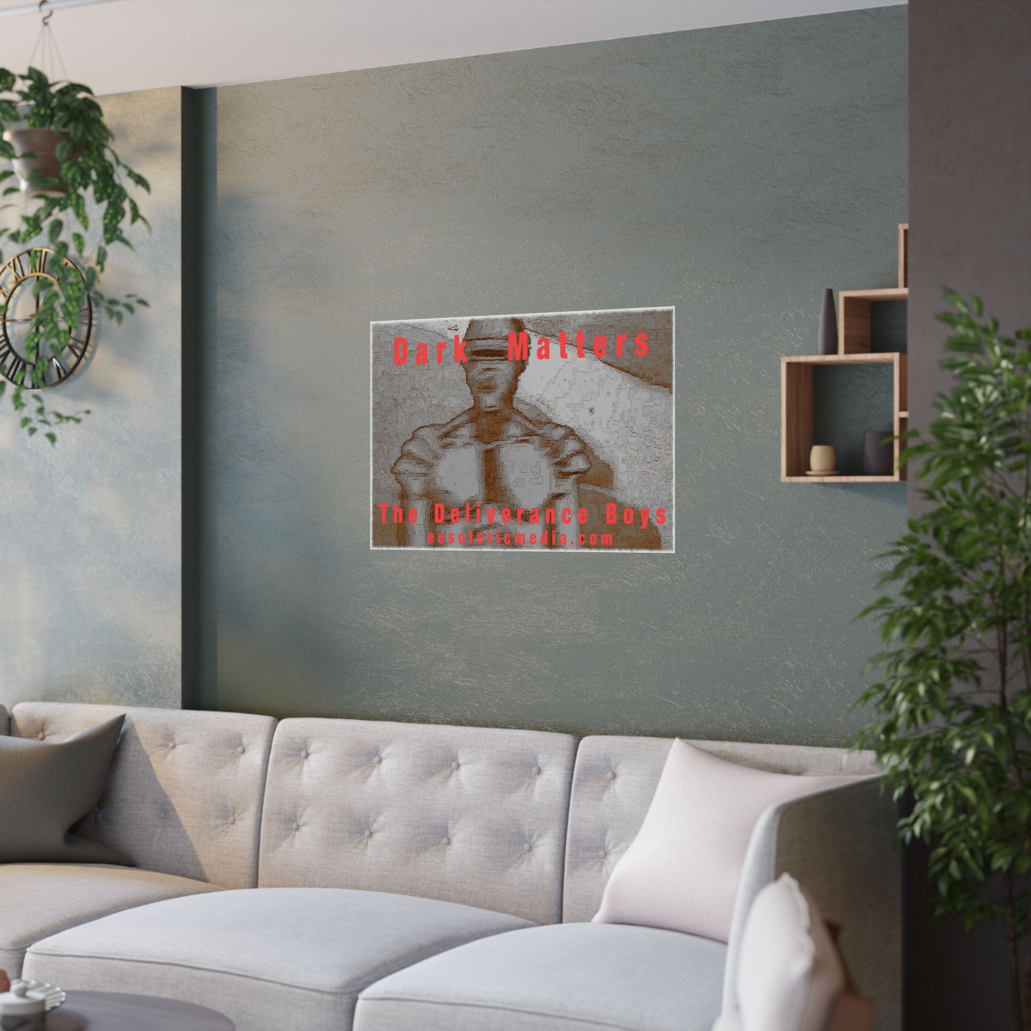 'Dark Matters' (The Deliverance Boys) Graphic Horizontal Satin Art Poster 36"x24" (90cm x 60cm)