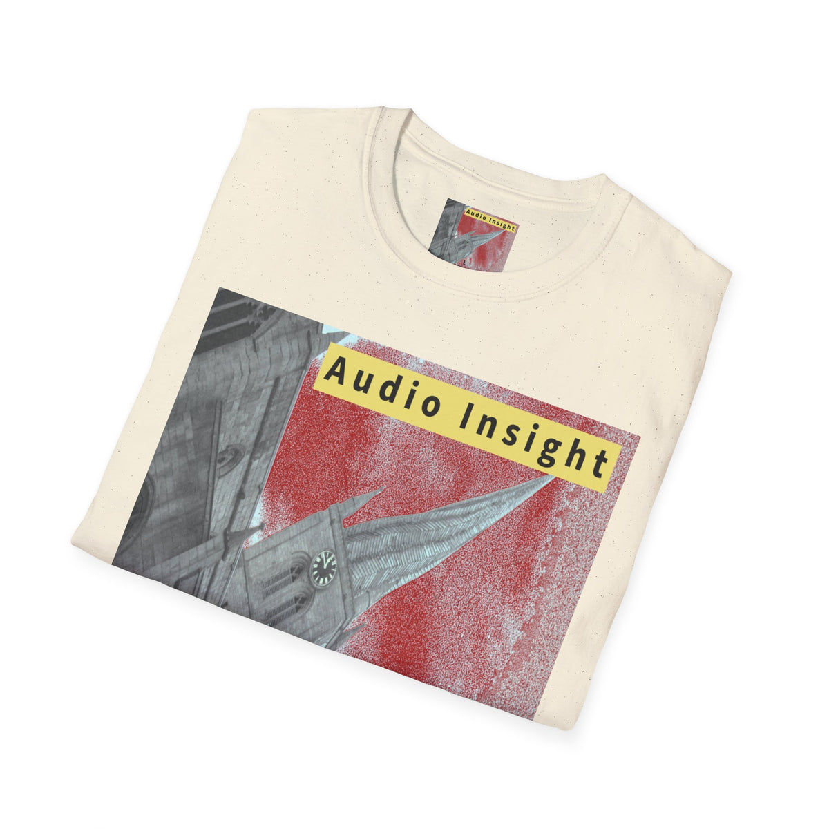 „Follow Me“ (Audio Insight) Wetterfestes, raketenförmiges Turm-Design, Softstyle-T-Shirt