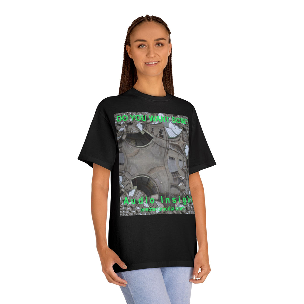 'Do You Want Some?' (Audio Insight) Surreal Kaleidoscope Art Graphic Classic Fit T-Shirt
