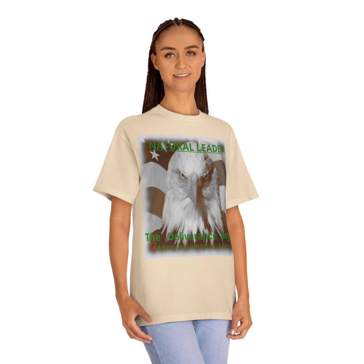 'Natural Leader' (The Deliverance Boys) Bald Eagle Graphic Softstyle T-Shirt