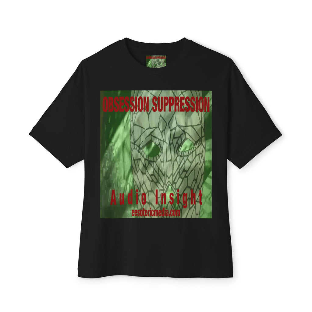 'Obsession Suppression'' ('Audio Insight) Oversize Graphic Boxy Tee