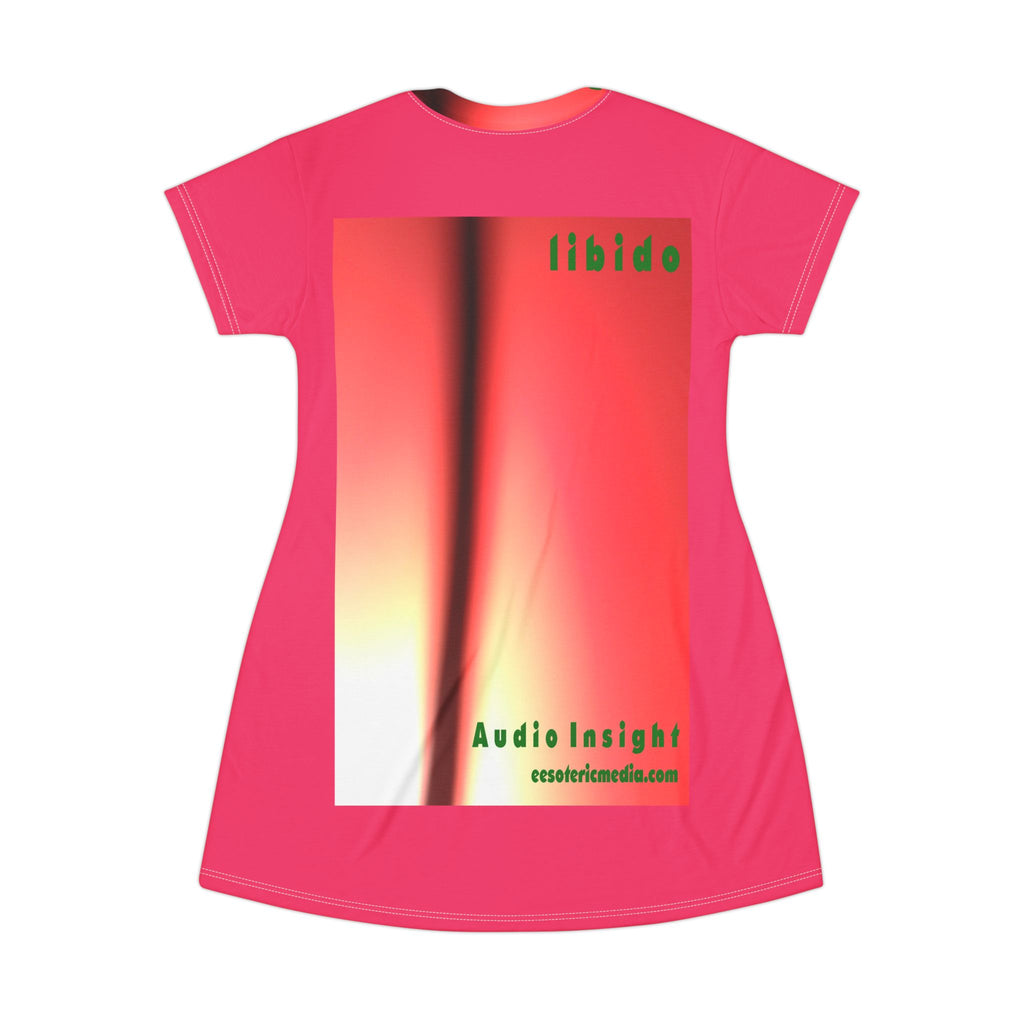 'Libido' (Audio Insight) Surreal Swirling Graphic T-Dress