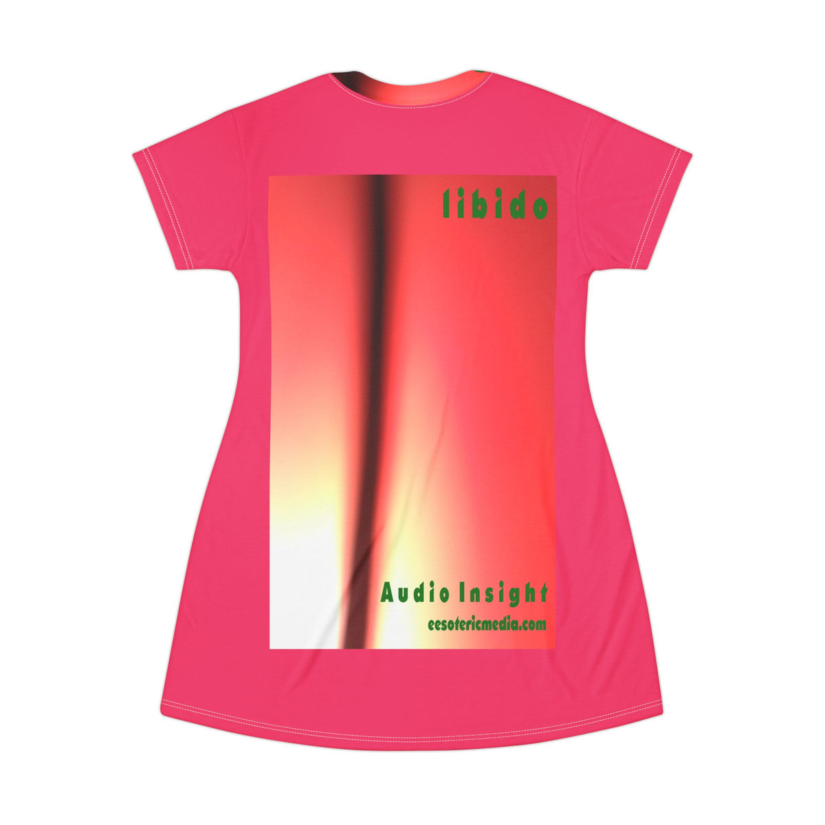 'Libido' (Audio Insight) Surreal Swirling Graphic T-Dress