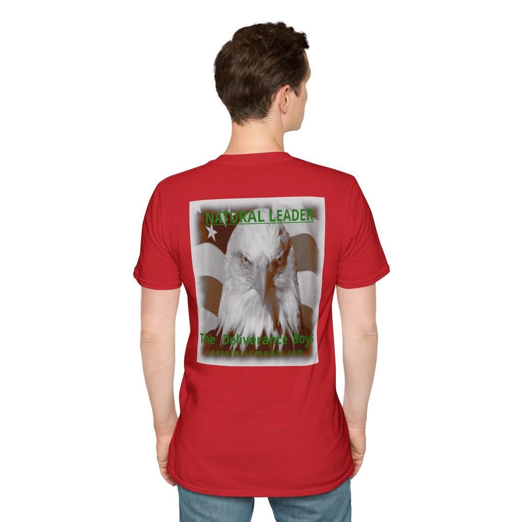 „Natural Leader" (The Deliverance Boys) Weißkopfseeadler-Grafik T-Shirt im klassischen Schnitt