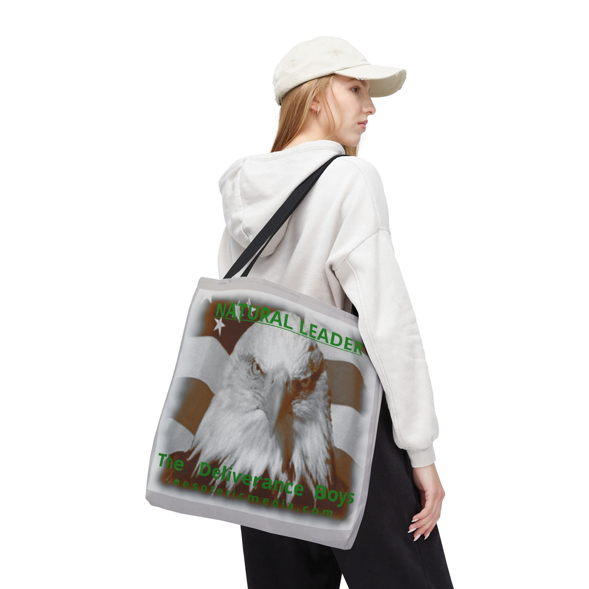 'Natural Leader' (The Deliverance Boys) Bolsa Tote con Diseño de Águila Calva(45cm x 45cm)