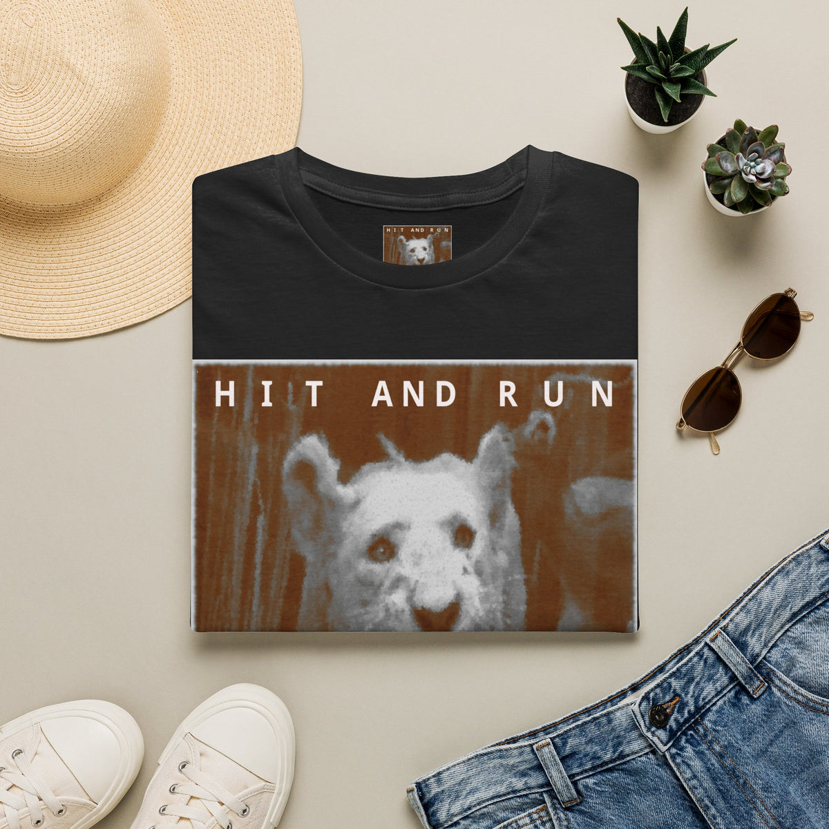 T-shirt graphique softstyle « Hit and Run » (The Deliverance Boys) de White Lion
