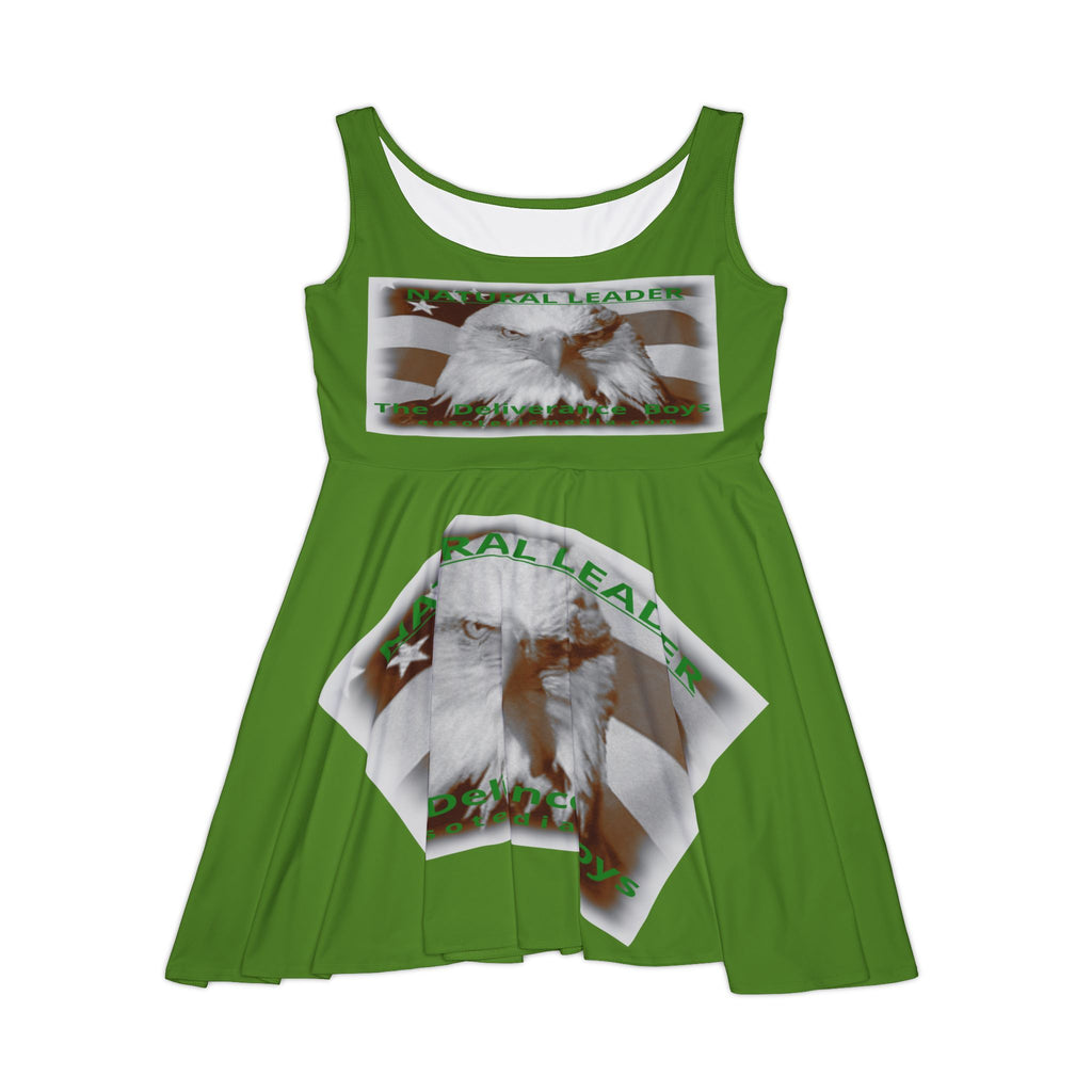 "Natural Leader' (The Deliverance Boys) Bald Eagle Graphic Skater Dress