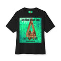'Dark Minds For Dark Times' (Audio Insight) Oversize Sci Fi Graphic Boxy Tee
