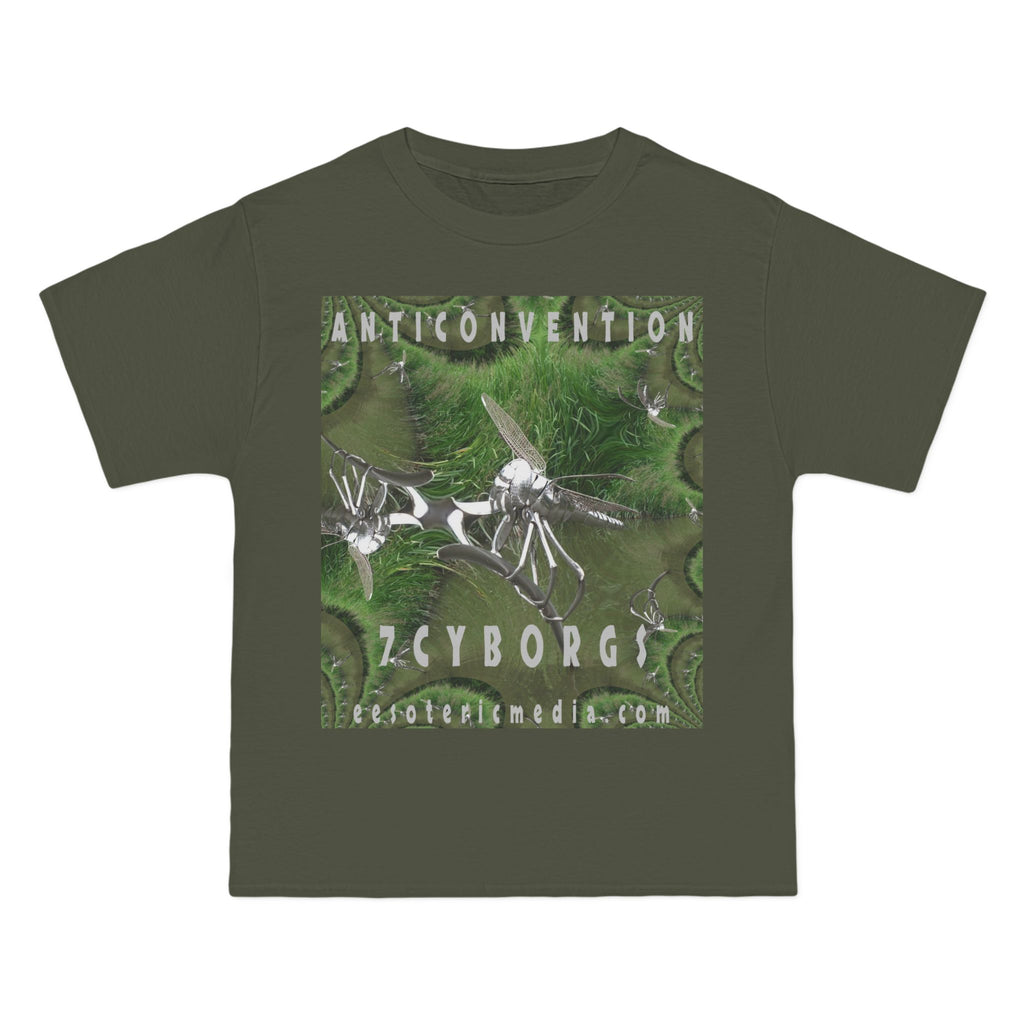 'Anticonvention' (7Cyborgs)) Futuristic Dragonfly Graphic Beefy T-Shirt