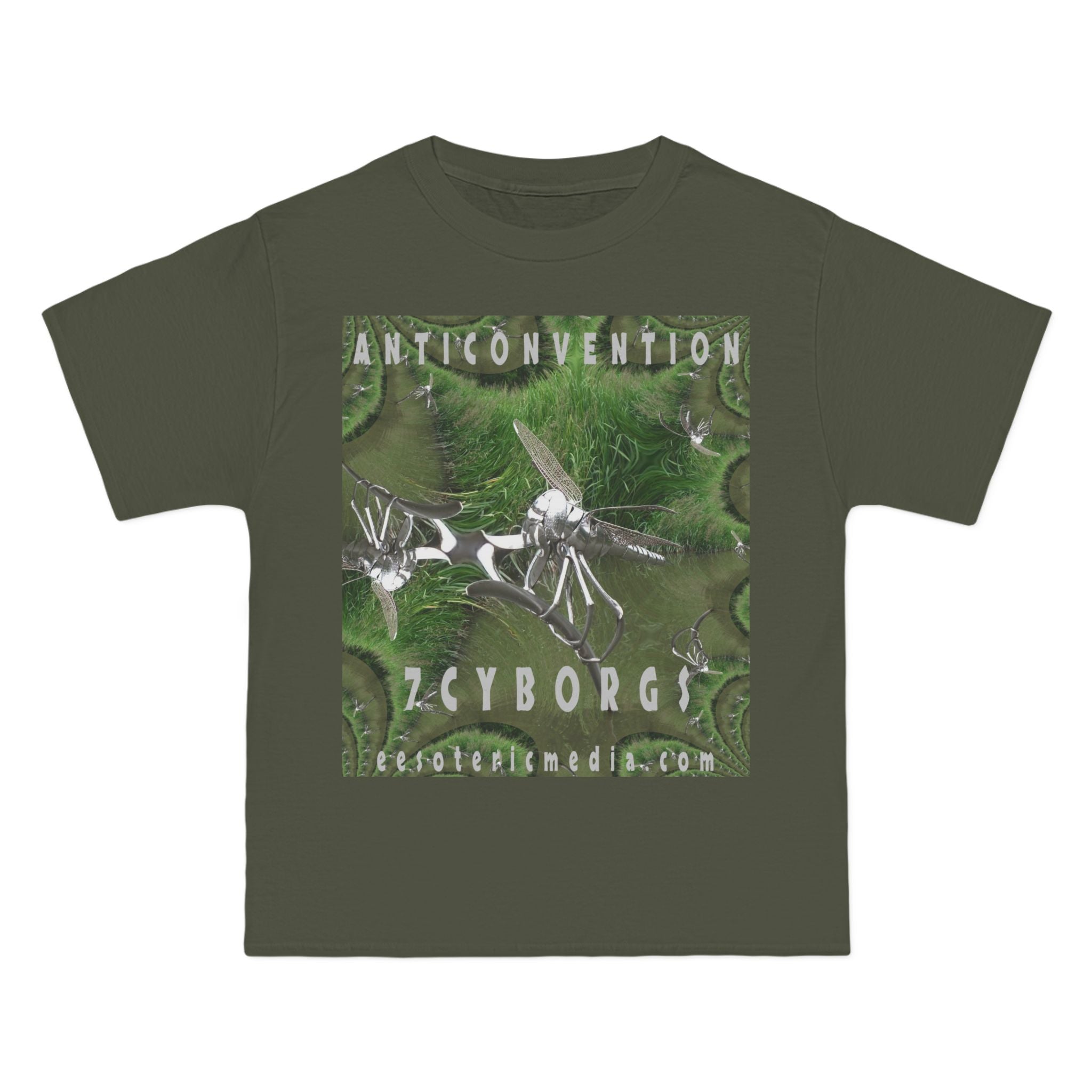 'Anticonvention' (7Cyborgs)) Futuristic Dragonfly Graphic Beefy T-Shirt