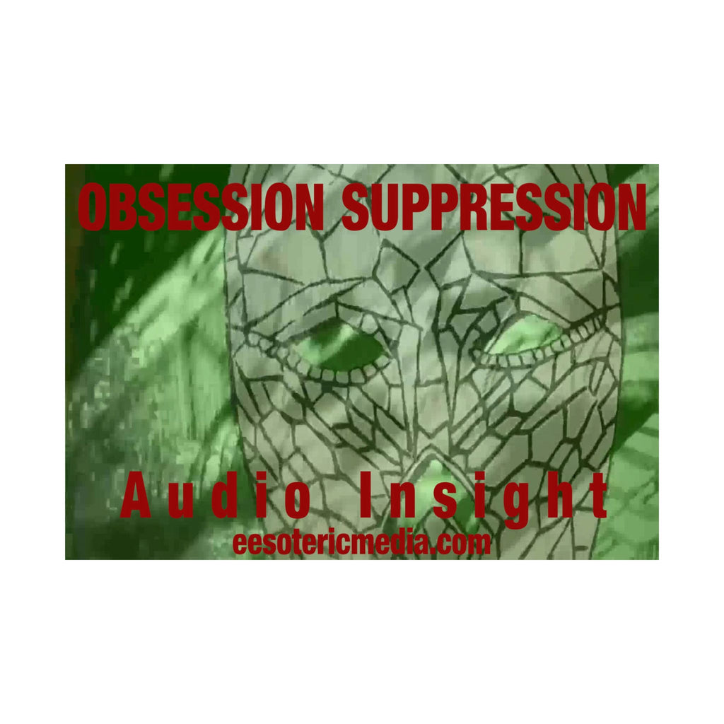 'Obsession Suppression' (Audio Insight) Horizontal Satin Art Poster 36"x24" (90cm x 60cm)