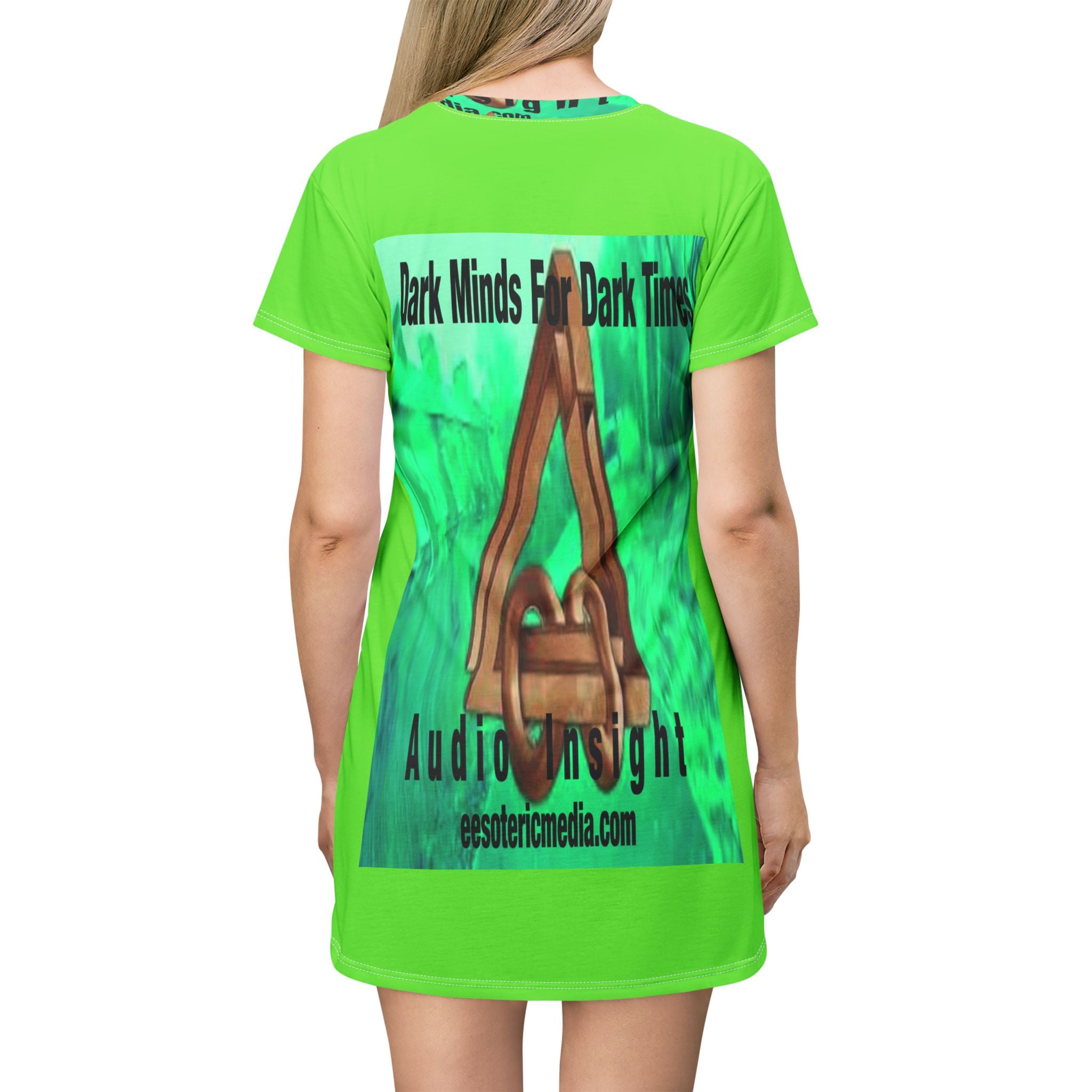'Dark Minds For Dark Times' (Audio Insight) Sci Fi Design  Graphic T-Dress