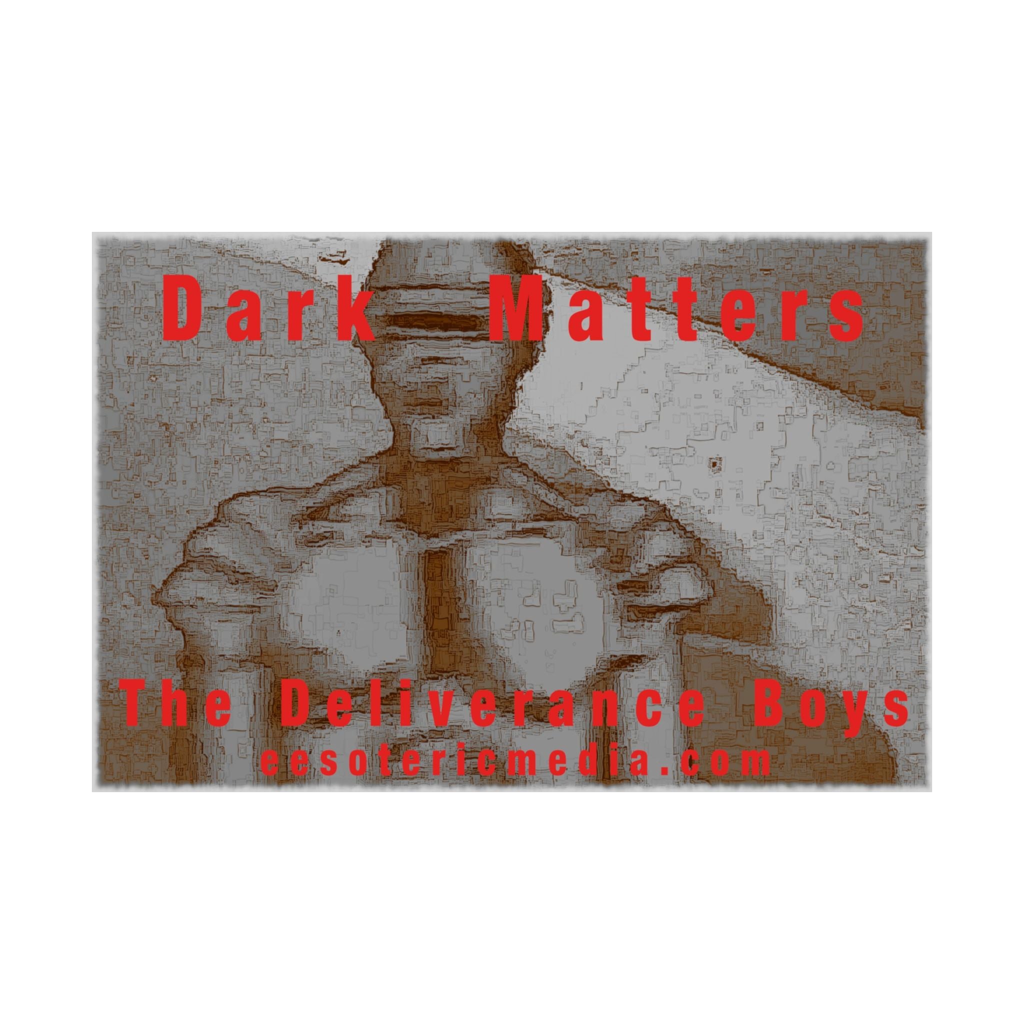 'Dark Matters' (The Deliverance Boys) Graphic Horizontal Satin Art Poster 36"x24" (90cm x 60cm)