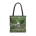 'Anticonvention' (7Cyborgs) Futuristic Dragonfly Graphic Tote Bag 18"x18" (45m x 45cm)