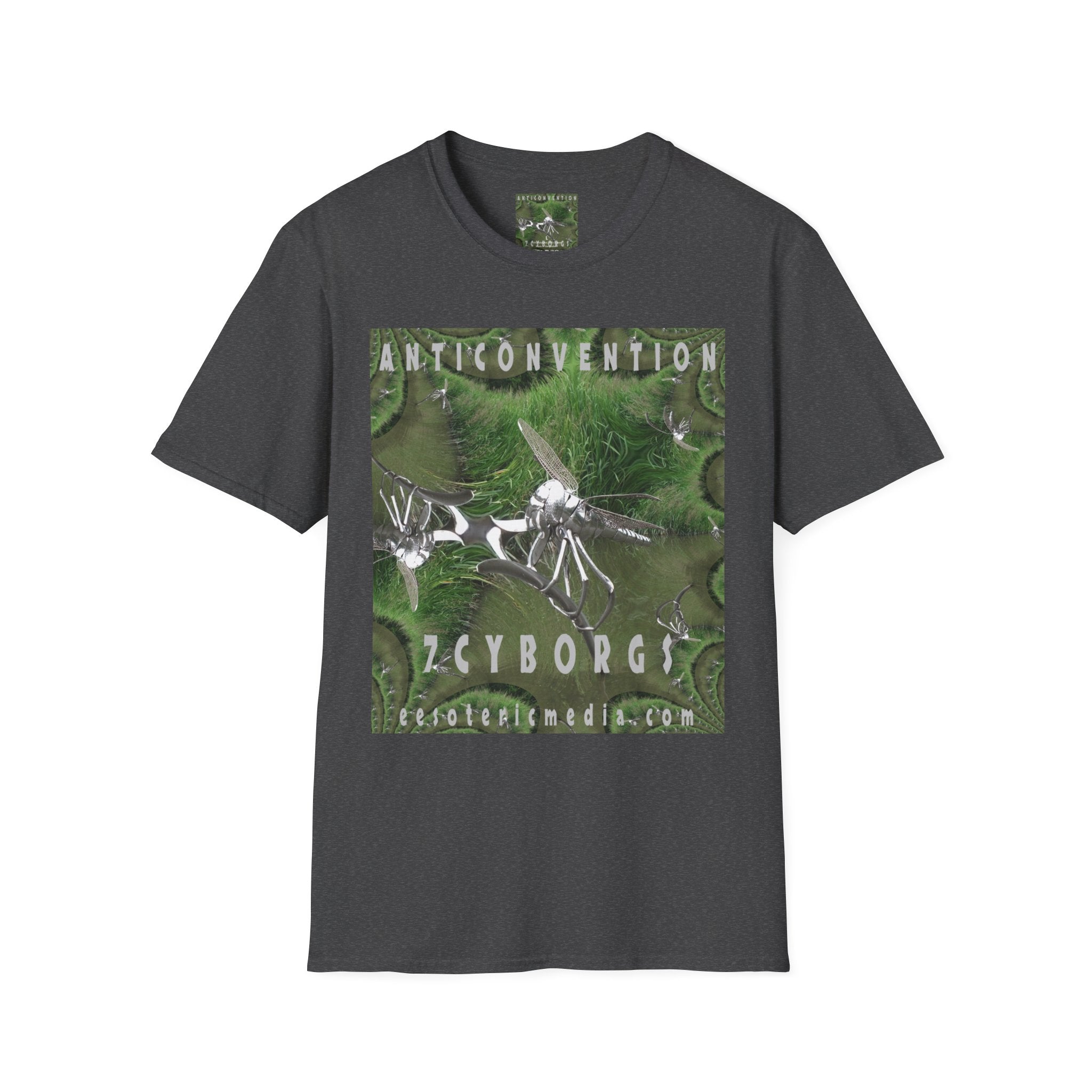 'Anticonvention' (7Cyborgs) Cyber Dragonfly Lightweight Graphic T-Shirt