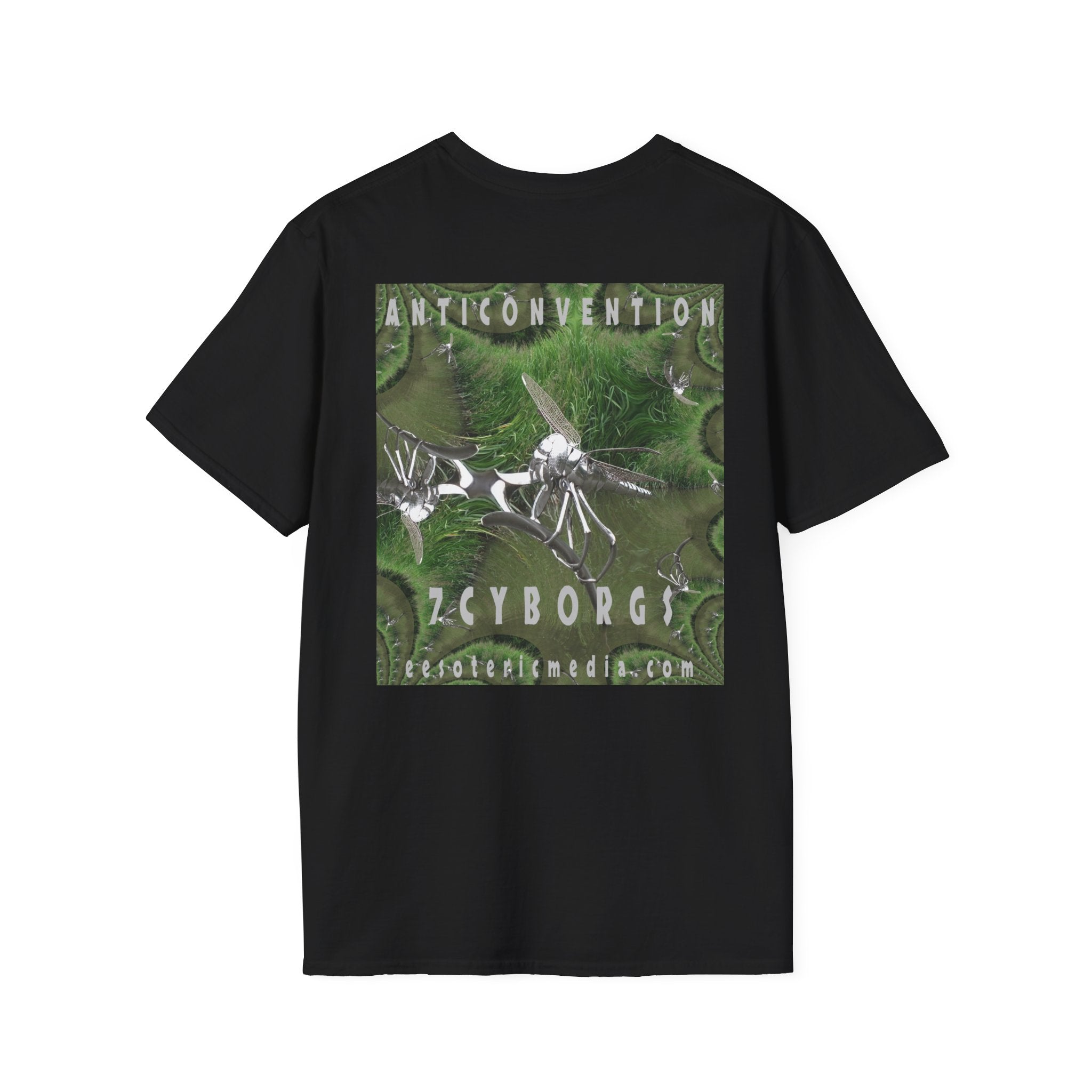 'Anticonvention' (7Cyborgs) Cyber Dragonfly Lightweight Graphic T-Shirt