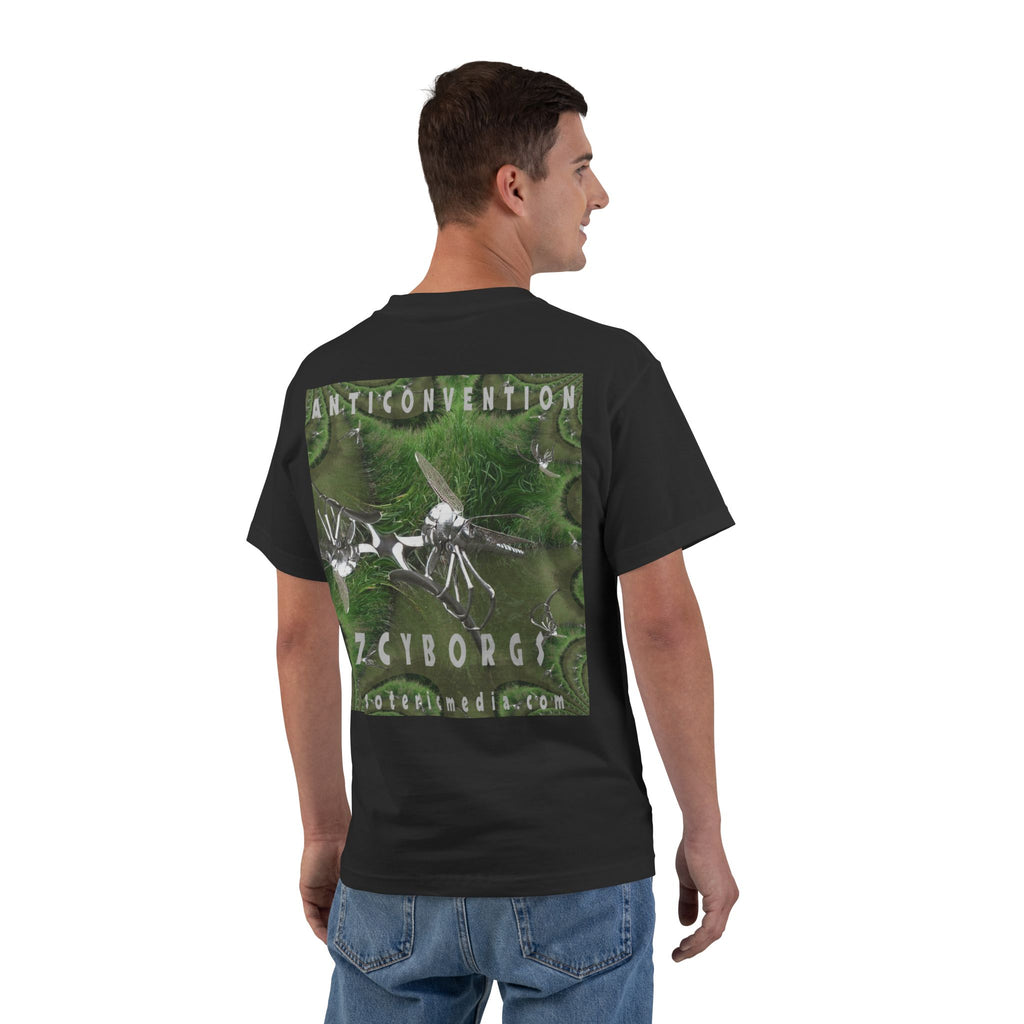 'Anticonvention' (7Cyborgs)) Futuristic Dragonfly Graphic Beefy T-Shirt