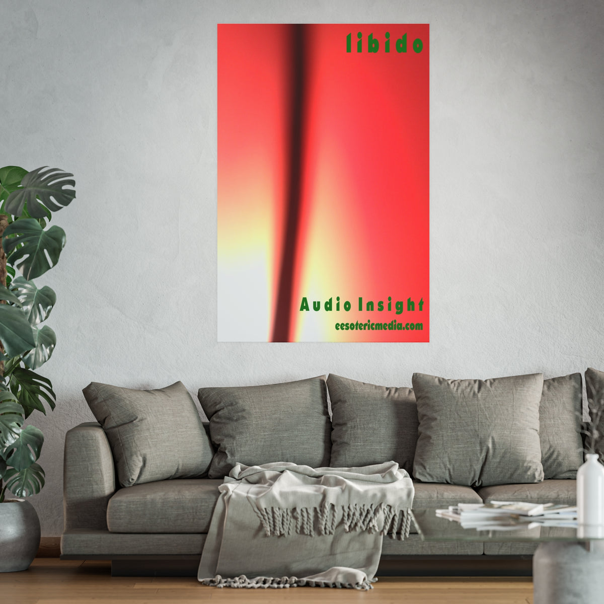 Large 'Libido' (Audio Insight) Swirling Surreal Art Print 40"x60" (100cm x 150cm)