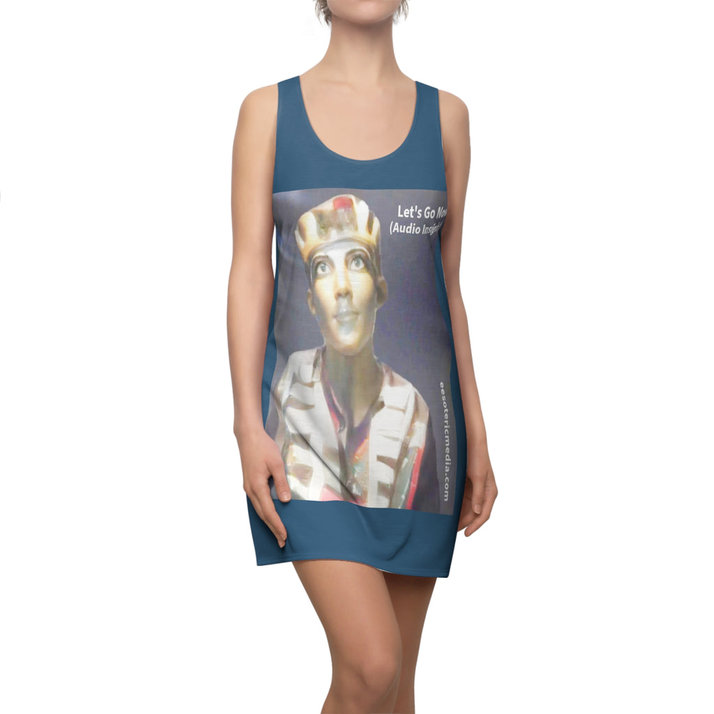 'Let's Go Now' (Audio Insight) Vestido Racerback de Diseño de Ciencia Ficción Alienígena/Ancestral