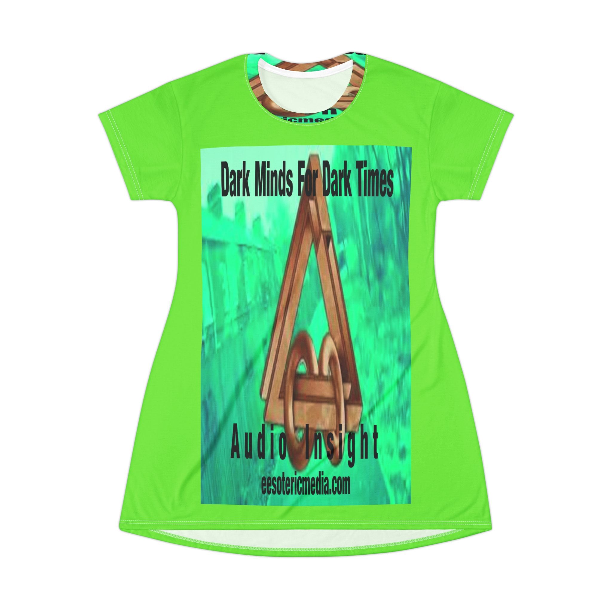 'Dark Minds For Dark Times' (Audio Insight) Sci Fi Design  Graphic T-Dress