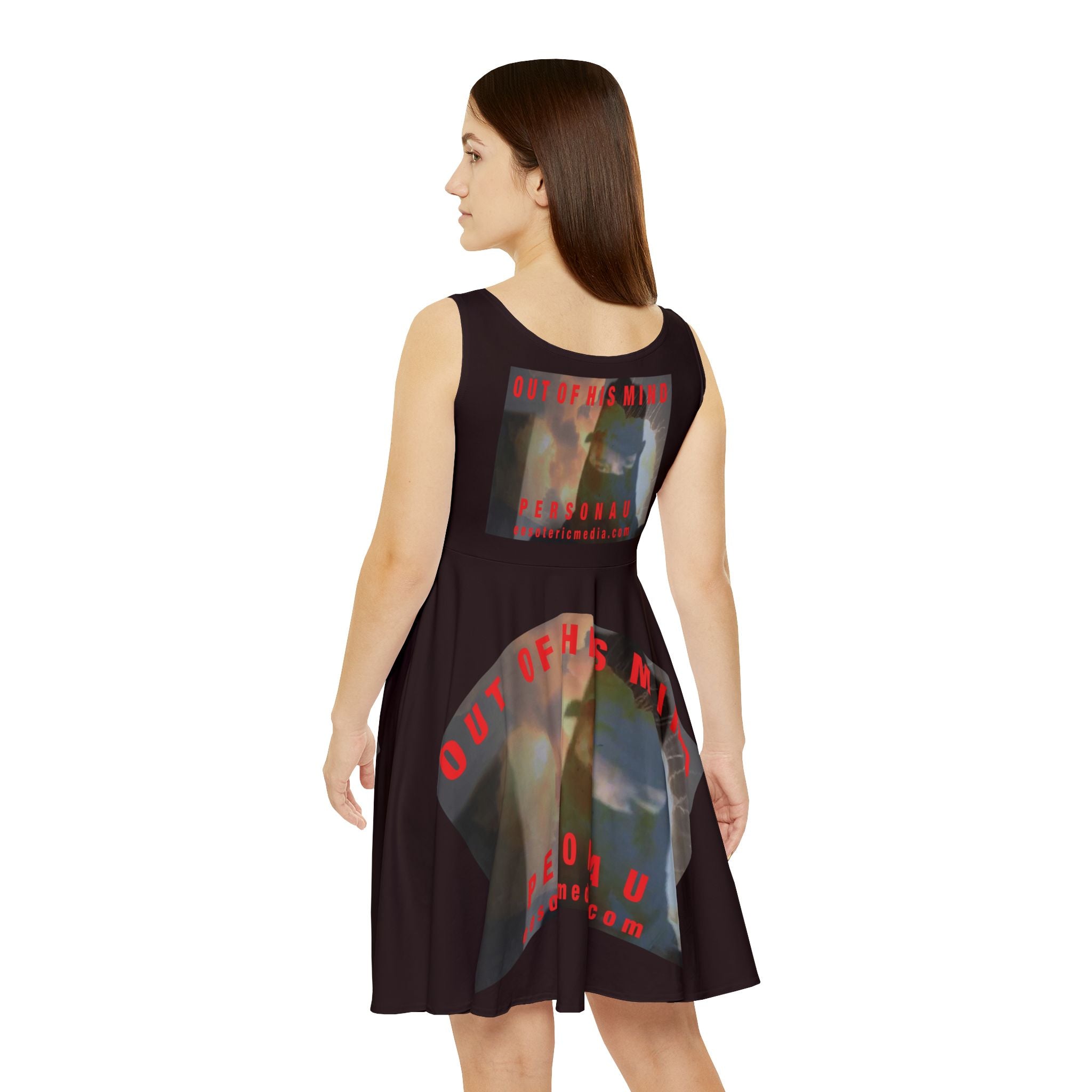 'Out Of His Mind' (PersonaU) Graphic Skater Dress