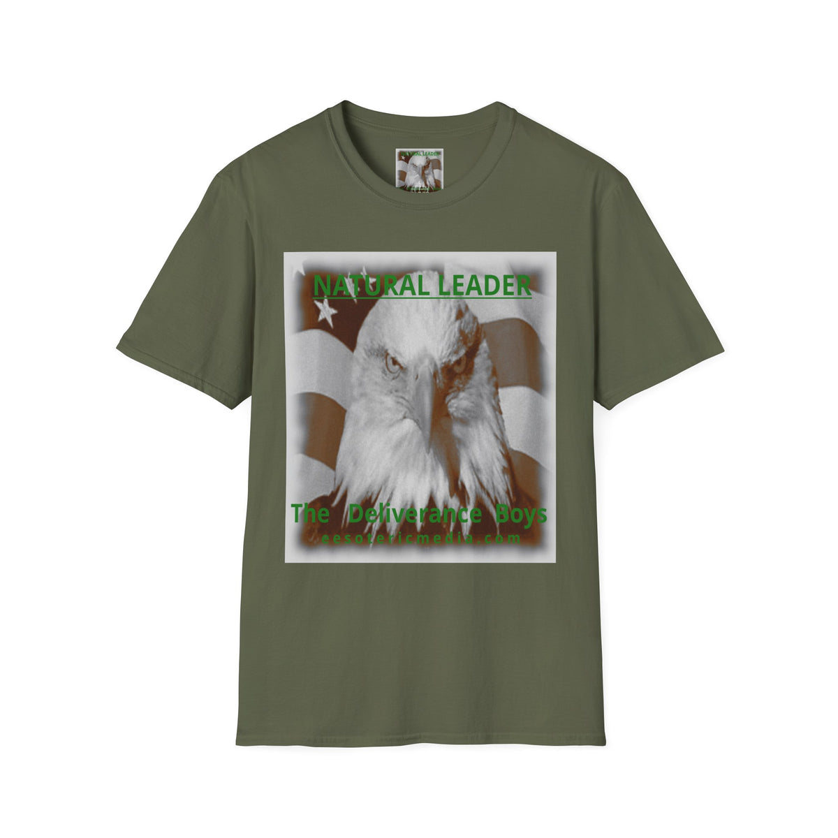 „Natural Leader" (The Deliverance Boys) Weißkopfseeadler-Grafik T-Shirt im klassischen Schnitt