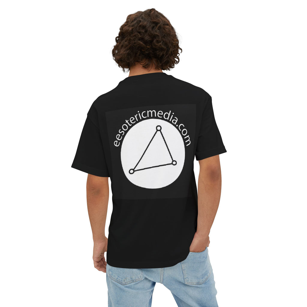 'eesotericmedia.com' Logo Oversize Boxy T-Shirt