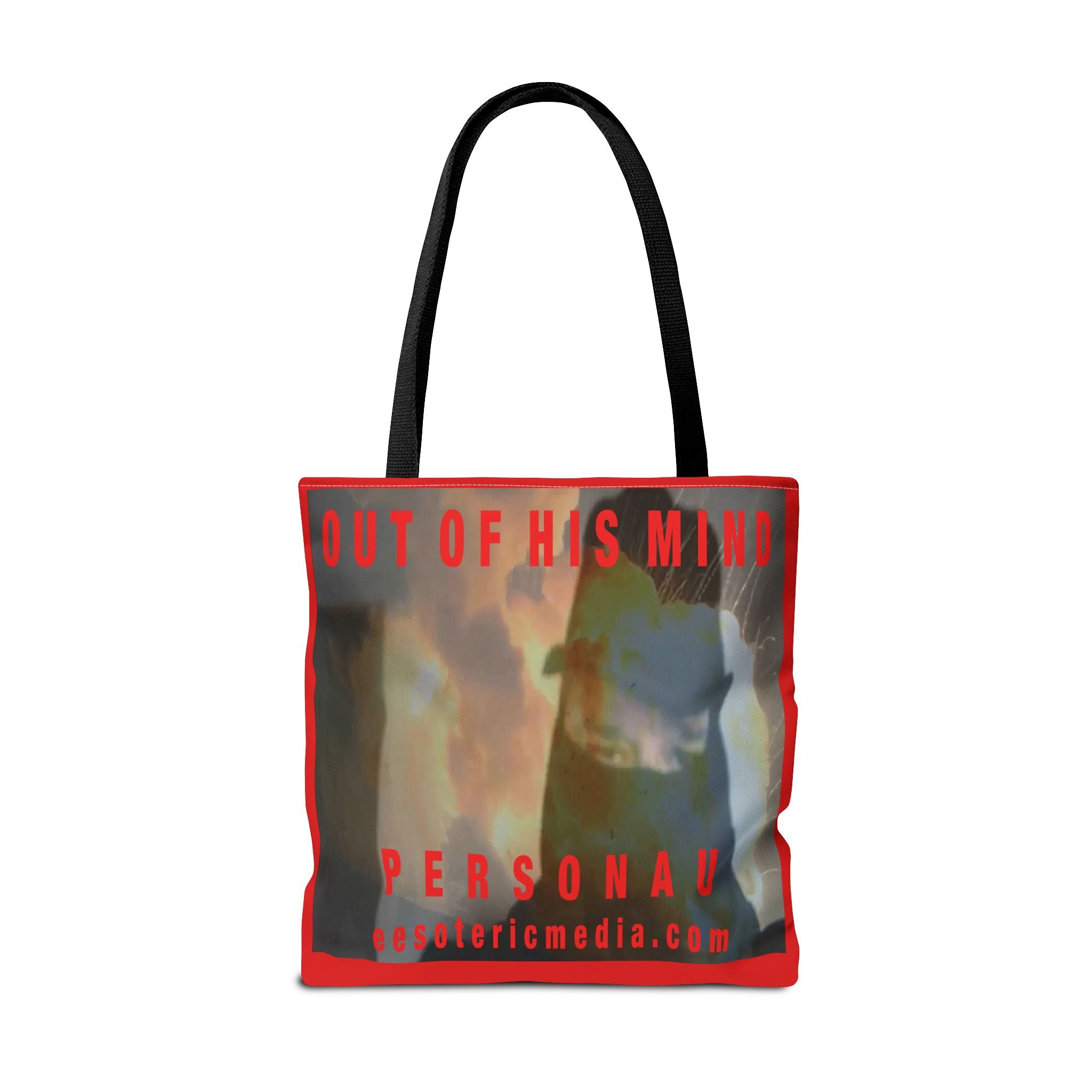 'Out of His Mind' (PersonaU) Graphic Tote Bag 18"x18" (45cm x 45cm)