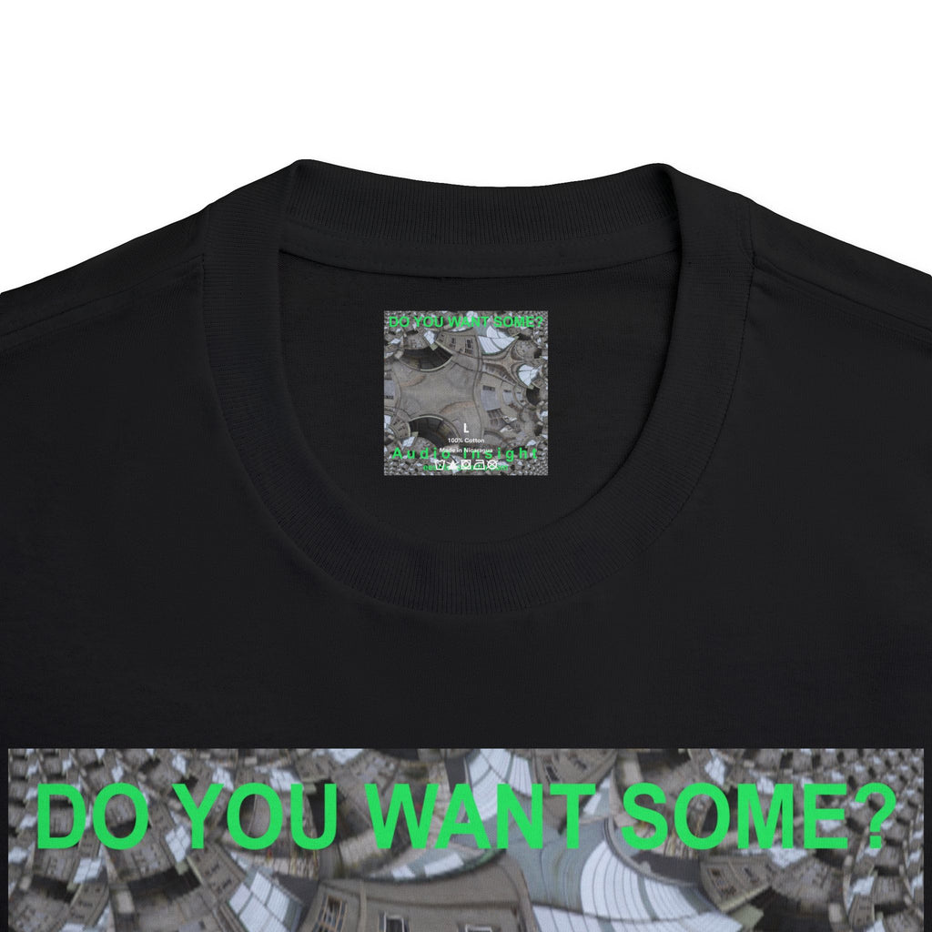 'Do You Want Some?' (Audio Insight) Surreal Kaleidoscope Art Graphic Classic Fit T-Shirt