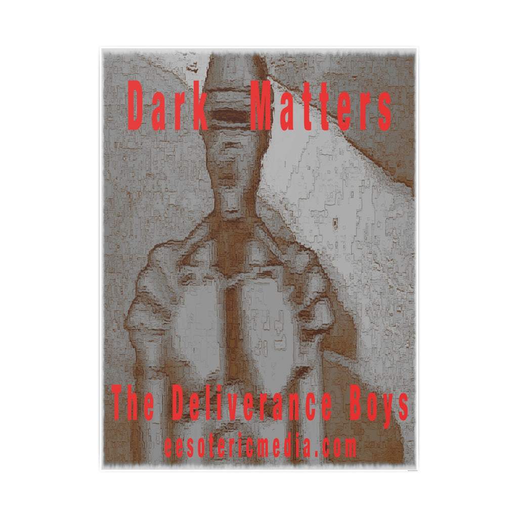 'Dark Matters' (The Deliverance Boys) Gothic Retro Robot Vertical Satin Art Poster 36"x48" (90cm x 120cm)