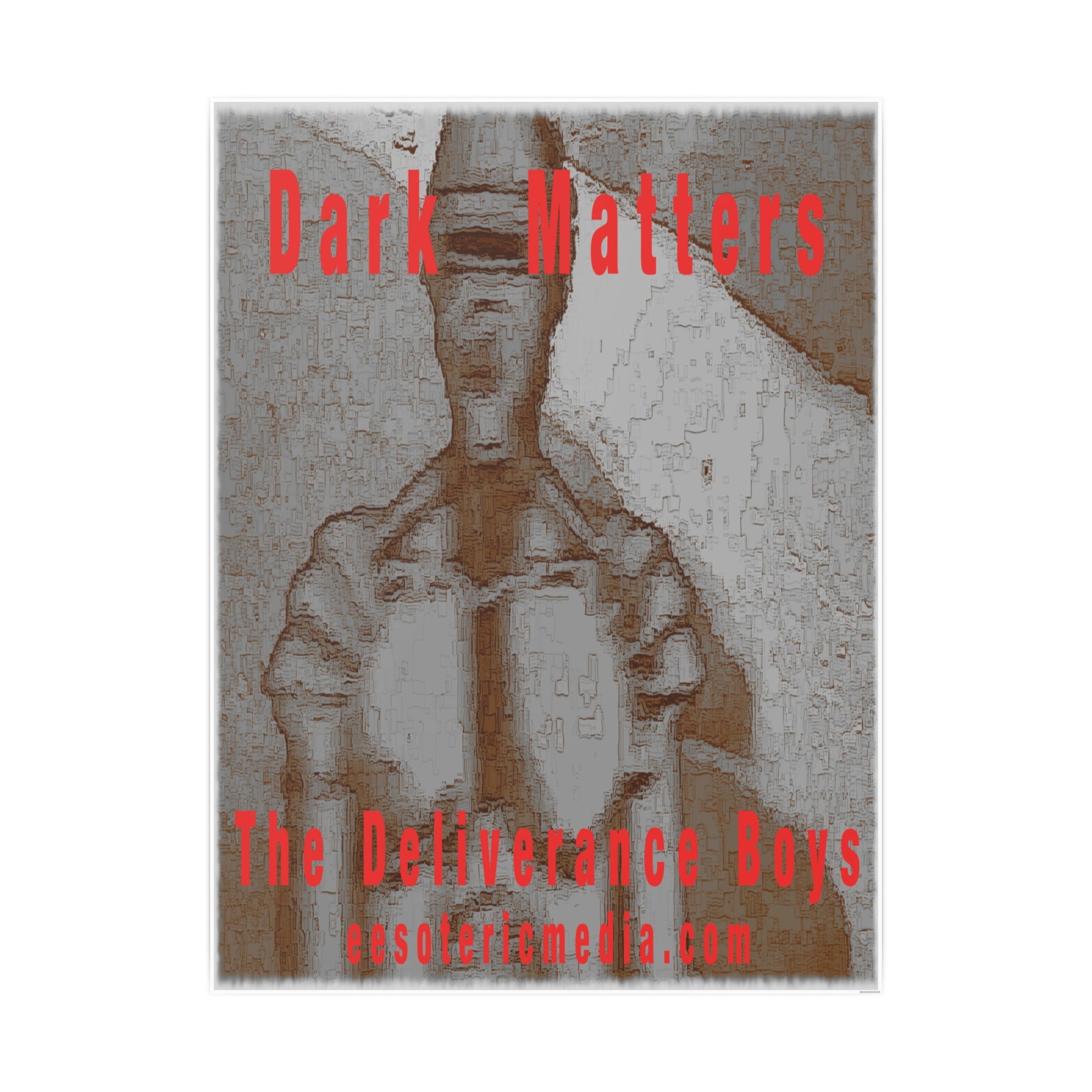 'Dark Matters' (The Deliverance Boys) Gothic Retro Robot Vertical Satin Art Poster 36"x48" (90cm x 120cm)