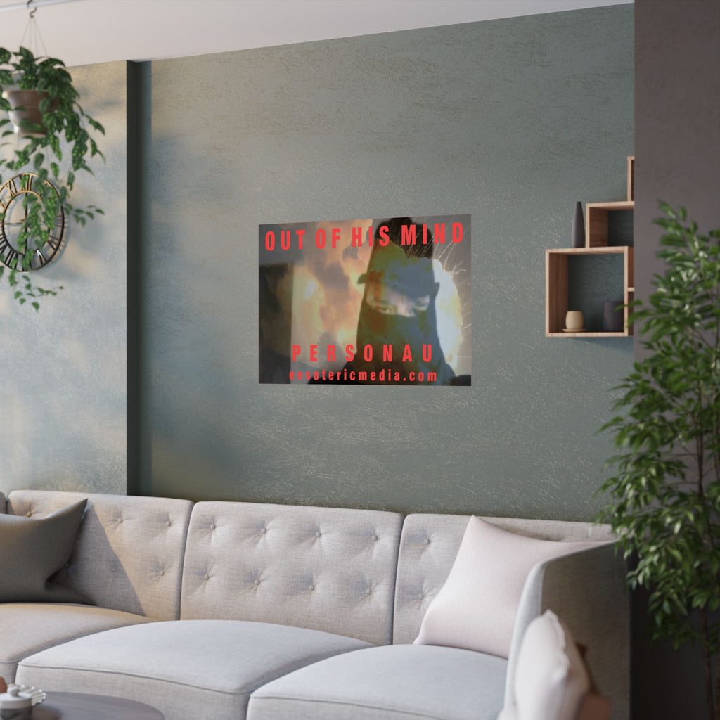 'Out Of His Mind' (PersonaU) Horizontal Satin Art Poster 36"x24" (90cm x 60cm)