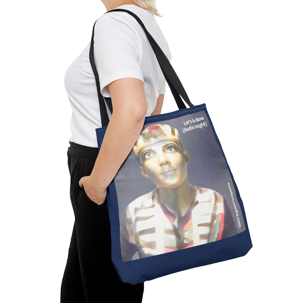 'Let's Go Now' (Audio Insight) Bolsa Tote de Diseño de Ciencia Ficción Alienígena/Ancestral 18"x18" (45cm x 45cm)