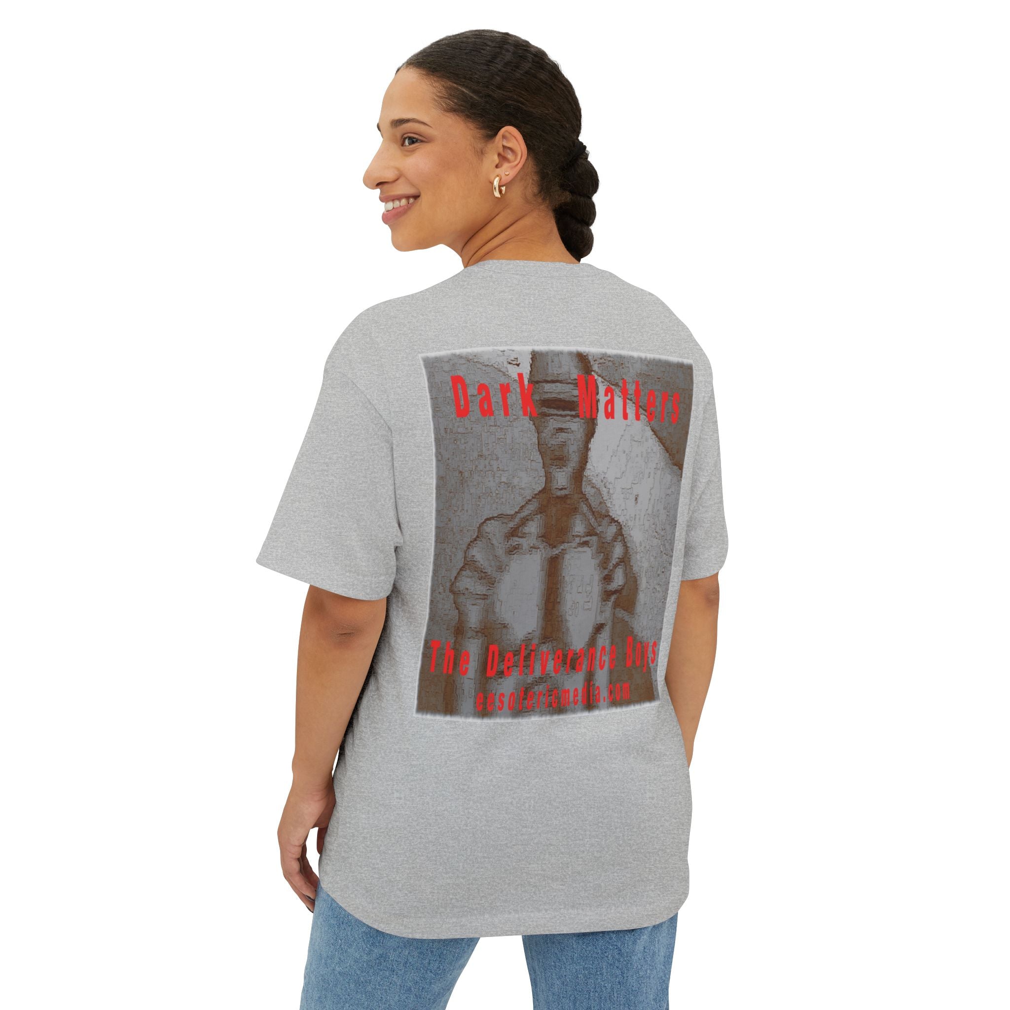 'Dark Matters' (The Deliverance Boys) Oversize Graphic Boxy T-Shirt