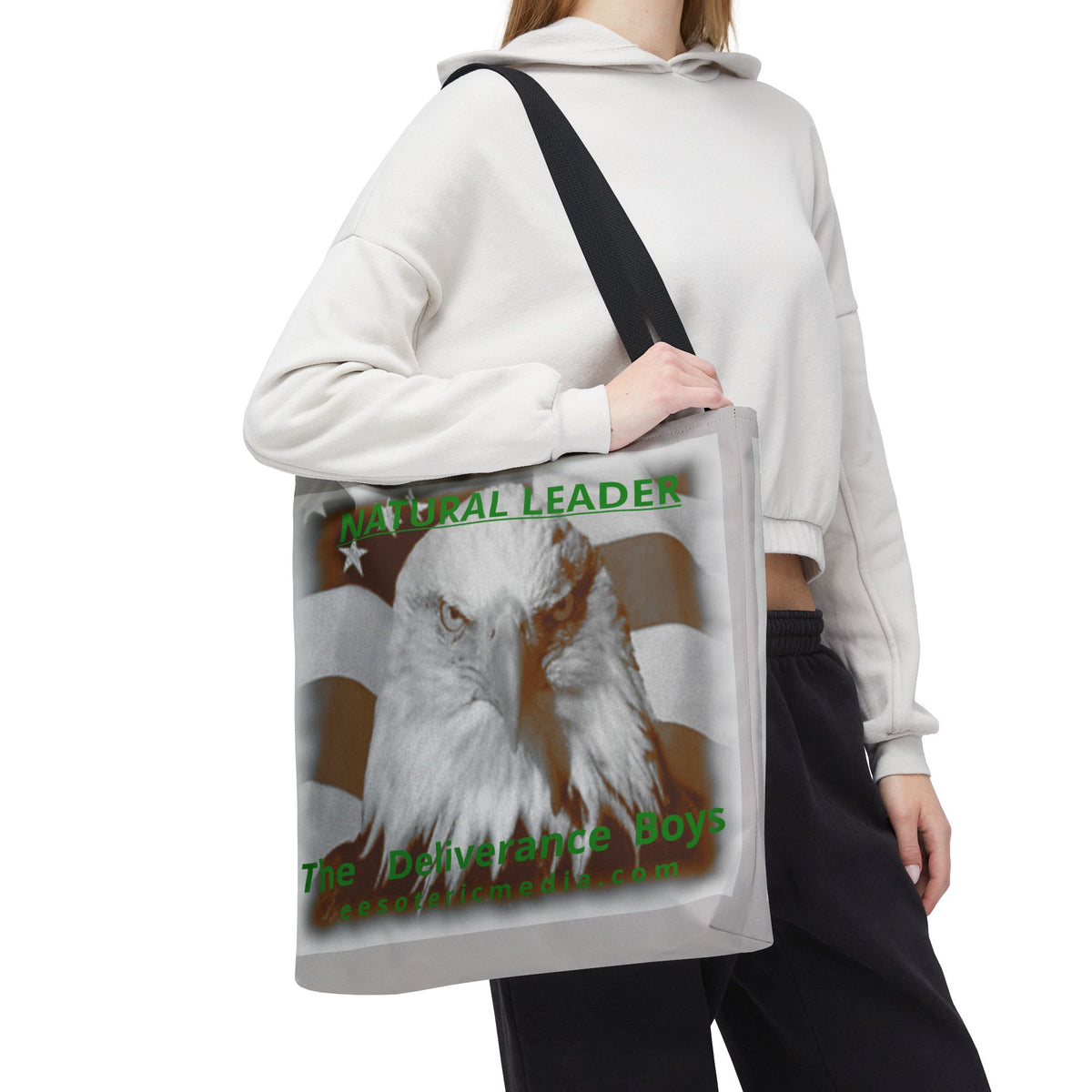 'Natural Leader' (The Deliverance Boys) Bolsa Tote con Diseño de Águila Calva(45cm x 45cm)
