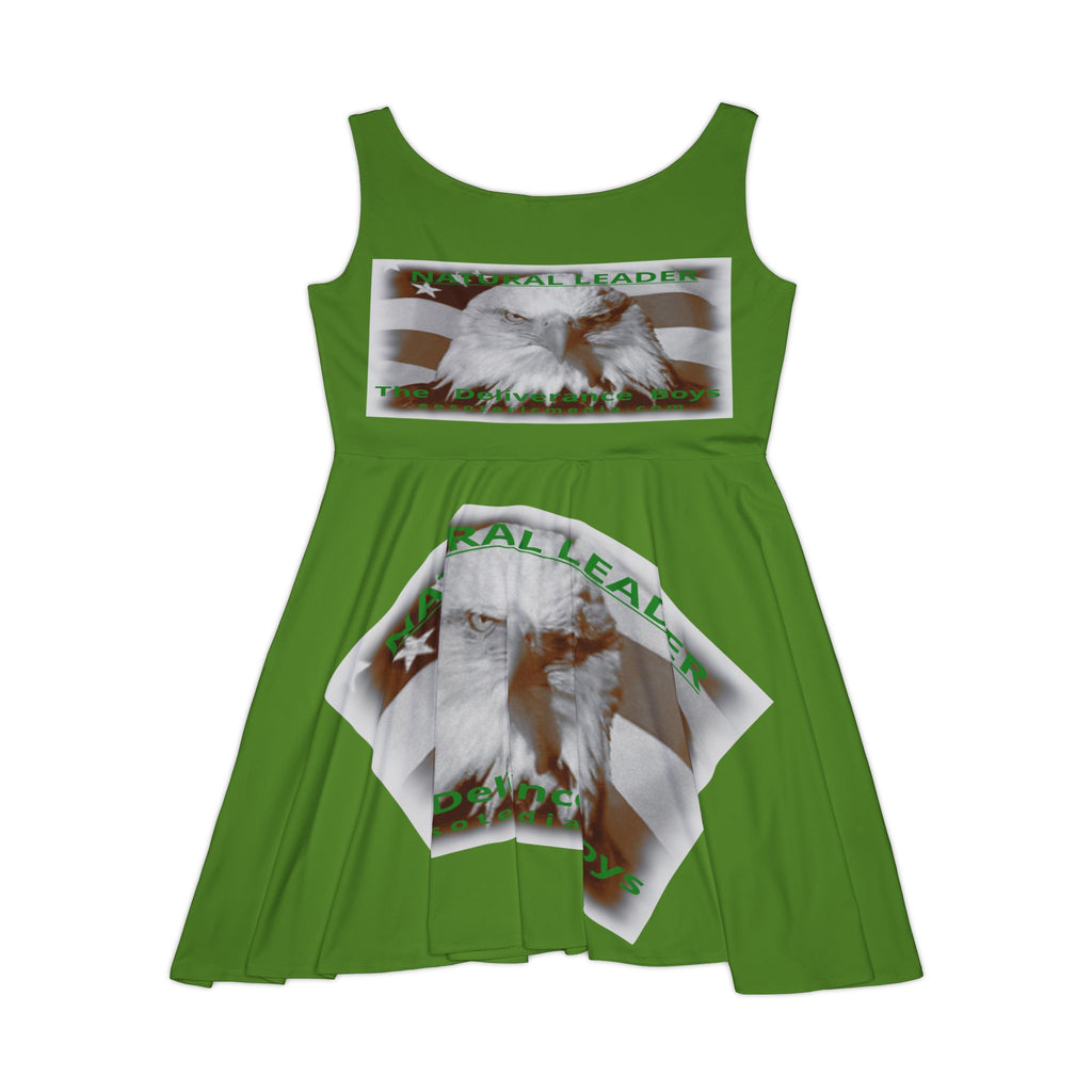 "Natural Leader' (The Deliverance Boys) Bald Eagle Graphic Skater Dress