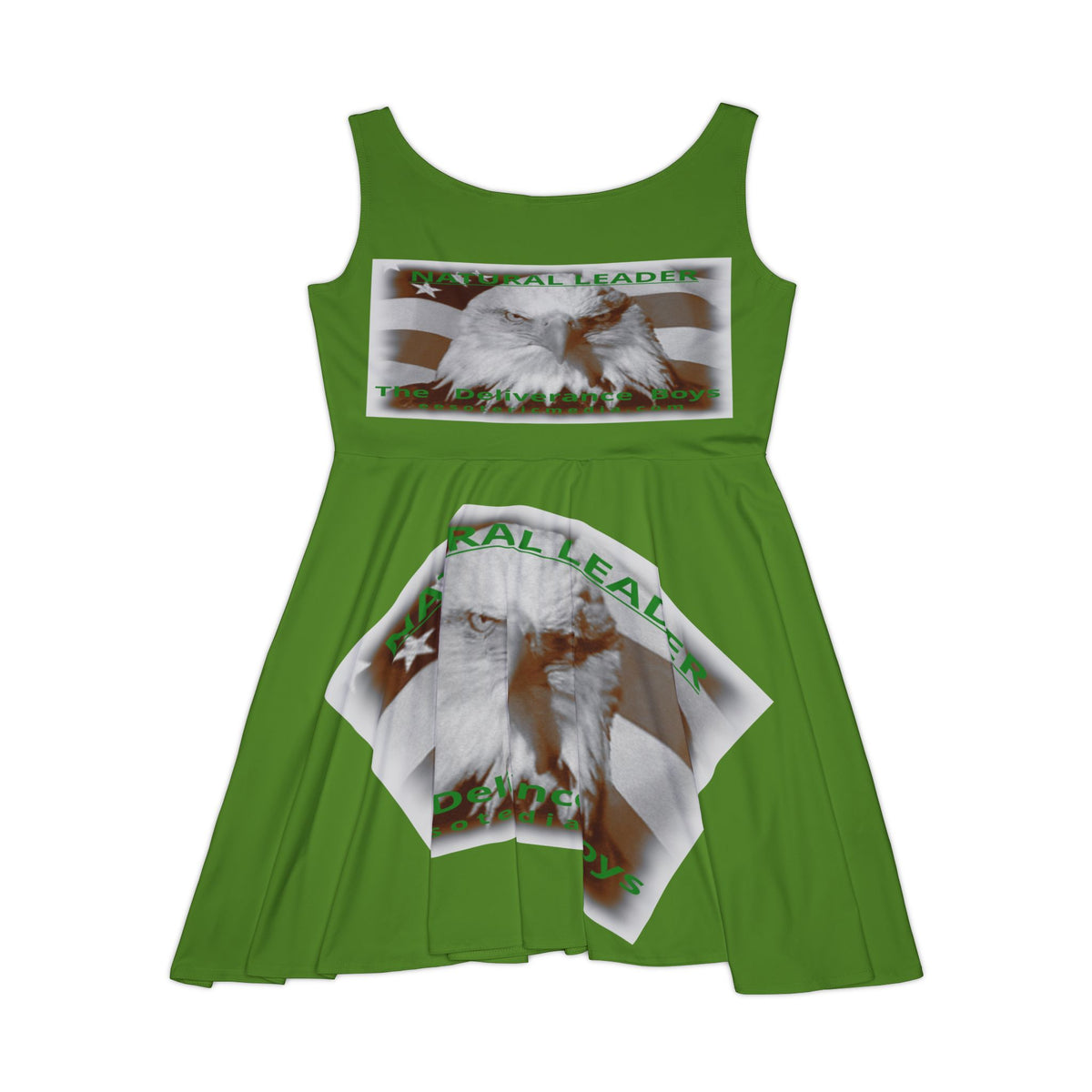 "Natural Leader' (The Deliverance Boys) Bald Eagle Graphic Skater Dress
