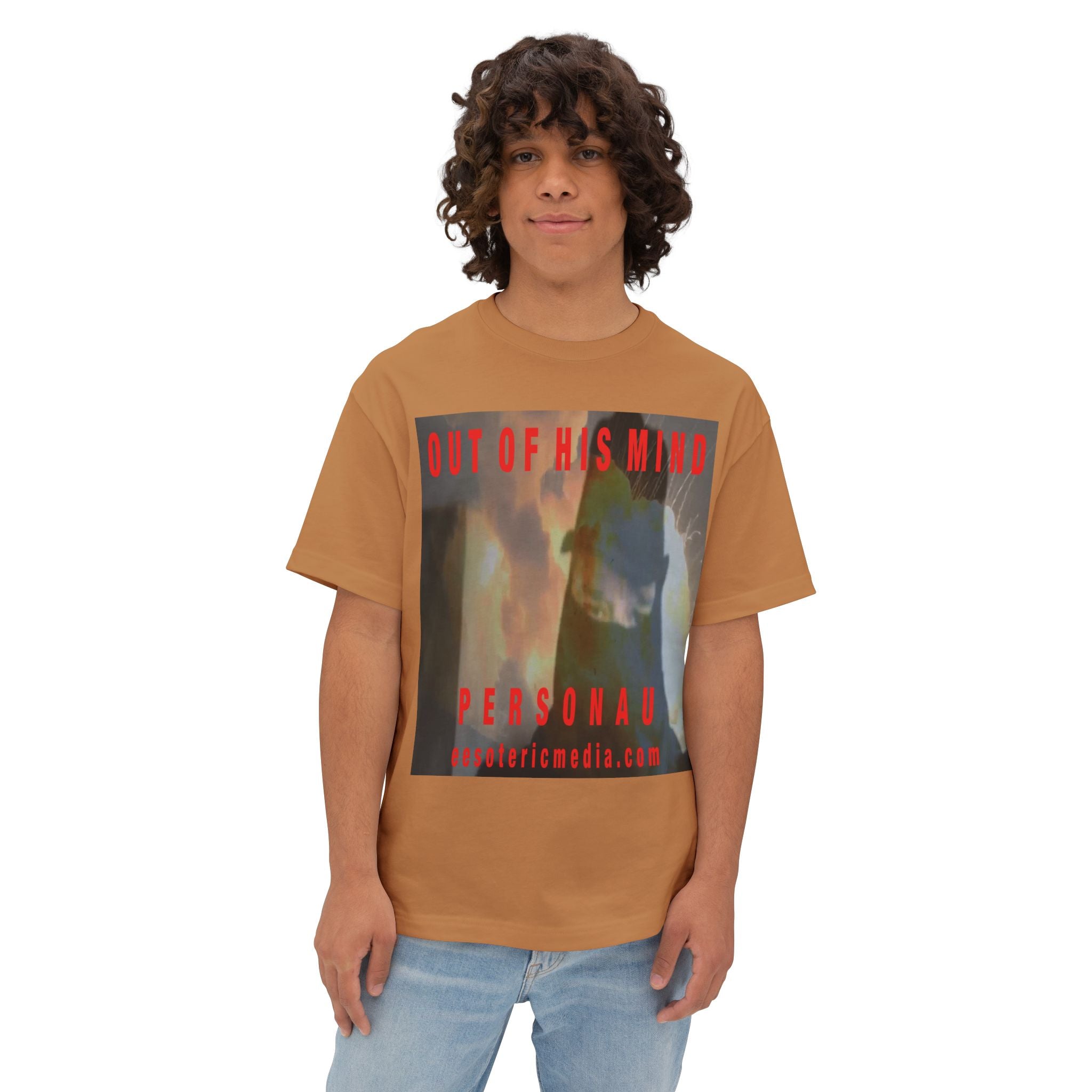 'Out Of His Mind' (PersonaU) Graphic Oversize Boxy T‑Shirt