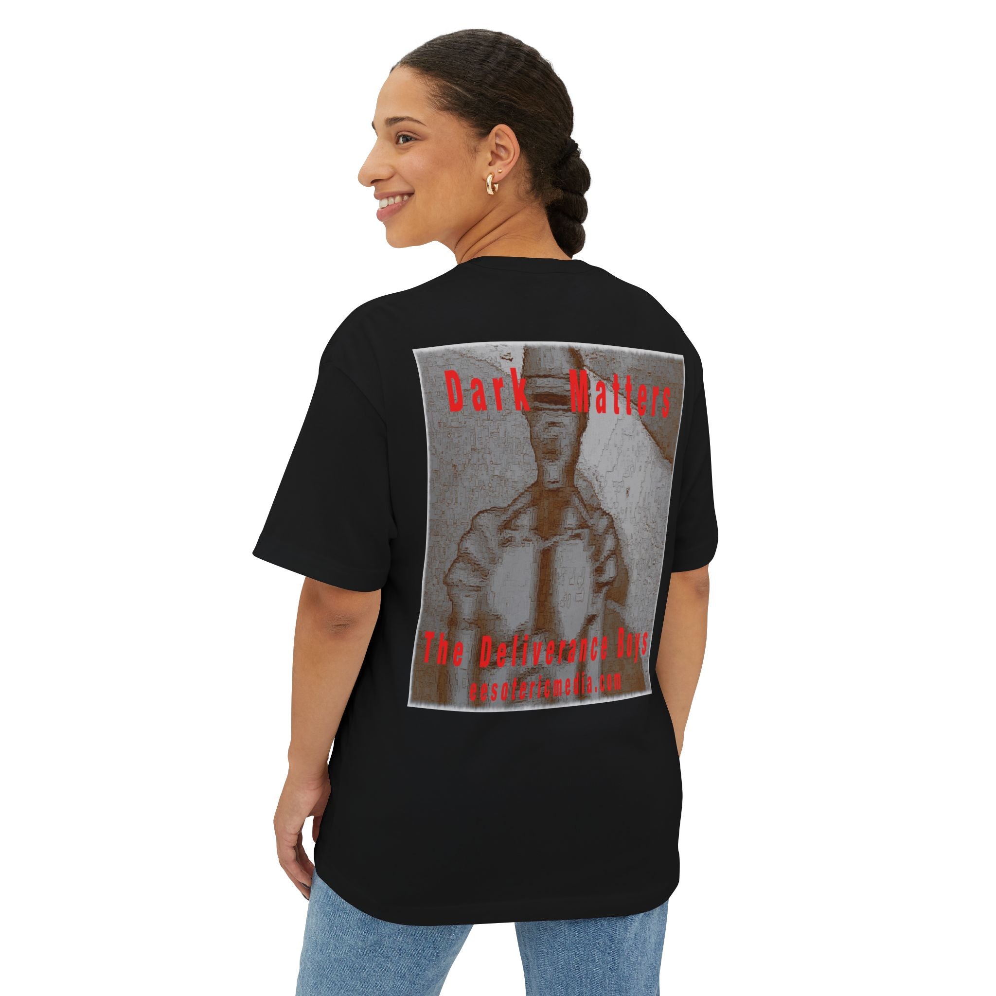 'Dark Matters' (The Deliverance Boys) Oversize Graphic Boxy T-Shirt