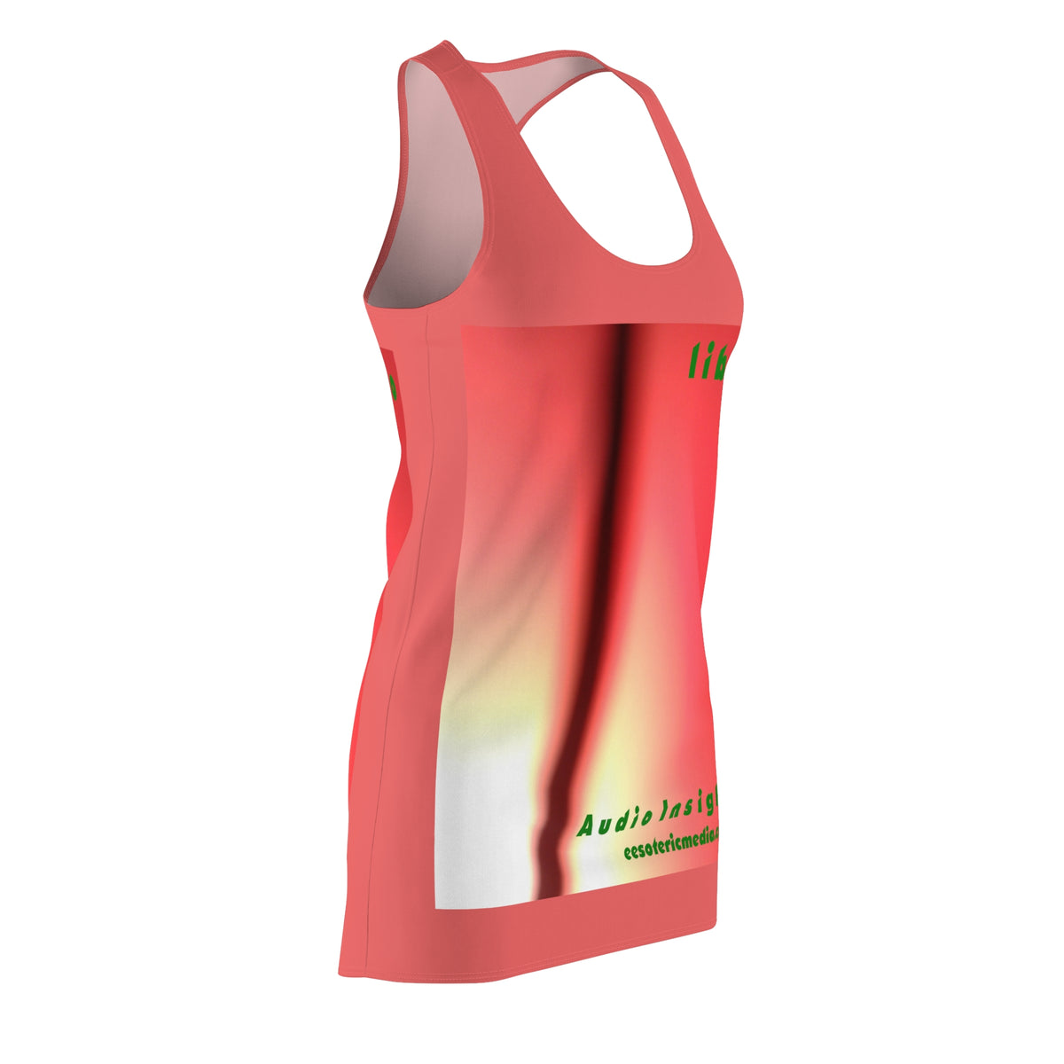 'Libido' (Audio Insight) Surreal Swirling Graphic Racerback Dress