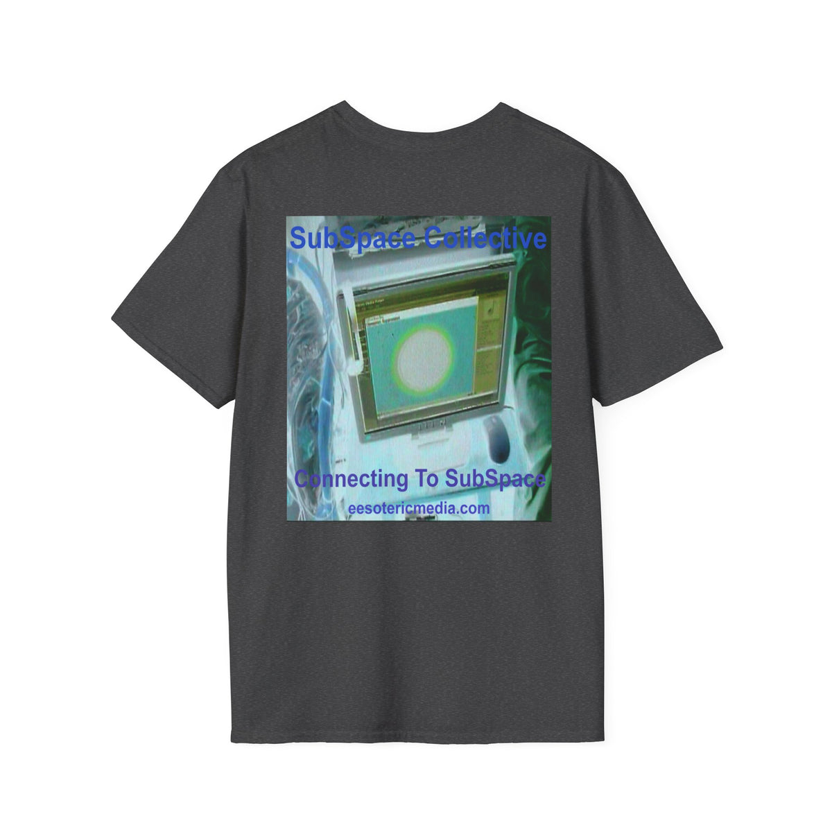 T-shirt rétro science-fiction style « softstyle » « Connecting To SubSpace » (SubSpace Collective)