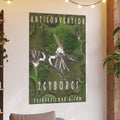Large 'Anticonvention' (7Cyborgs) Futuristic Chrome Dragonfly Graphic Art Print 40"x60" (100cm x 150cm)