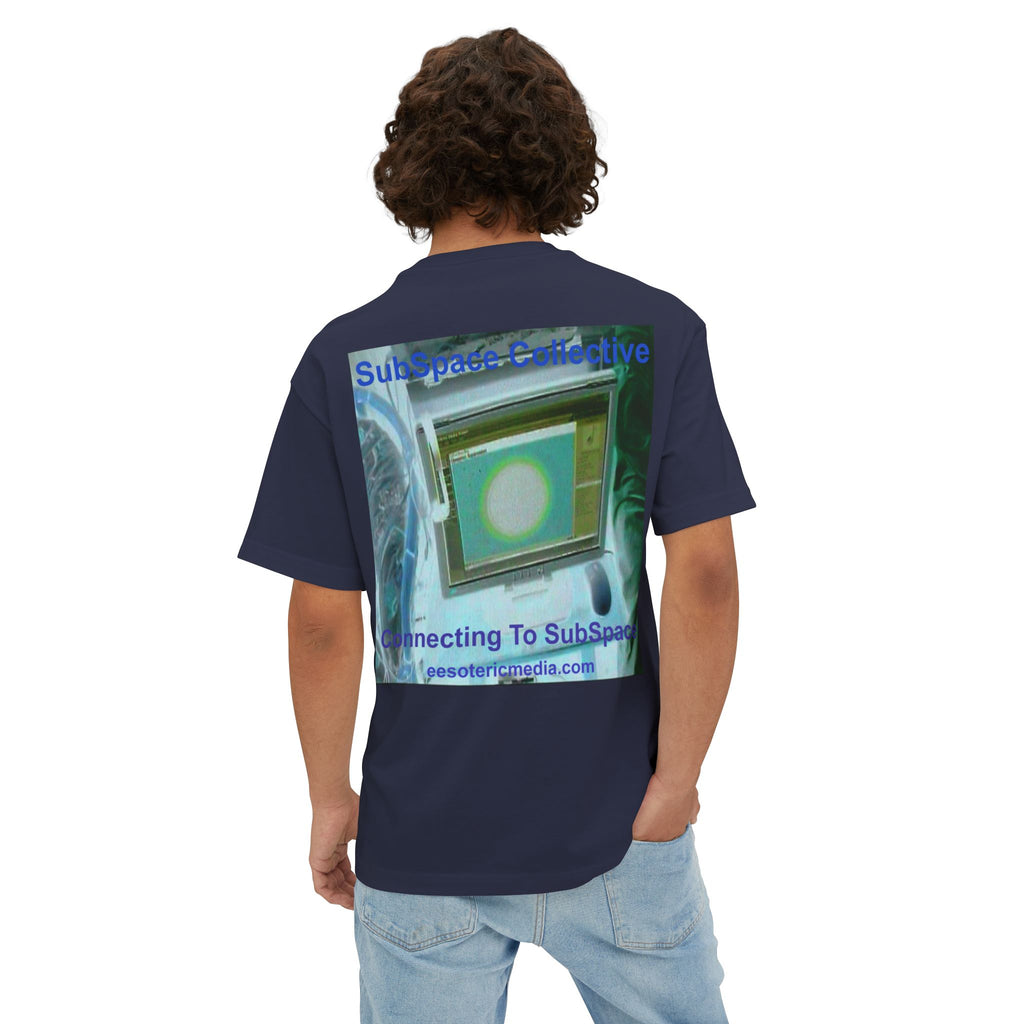 'Connecting To SubSpace' (SubSpace Collective) Retro TV Sci Fi Oversize Boxy T-Shirt